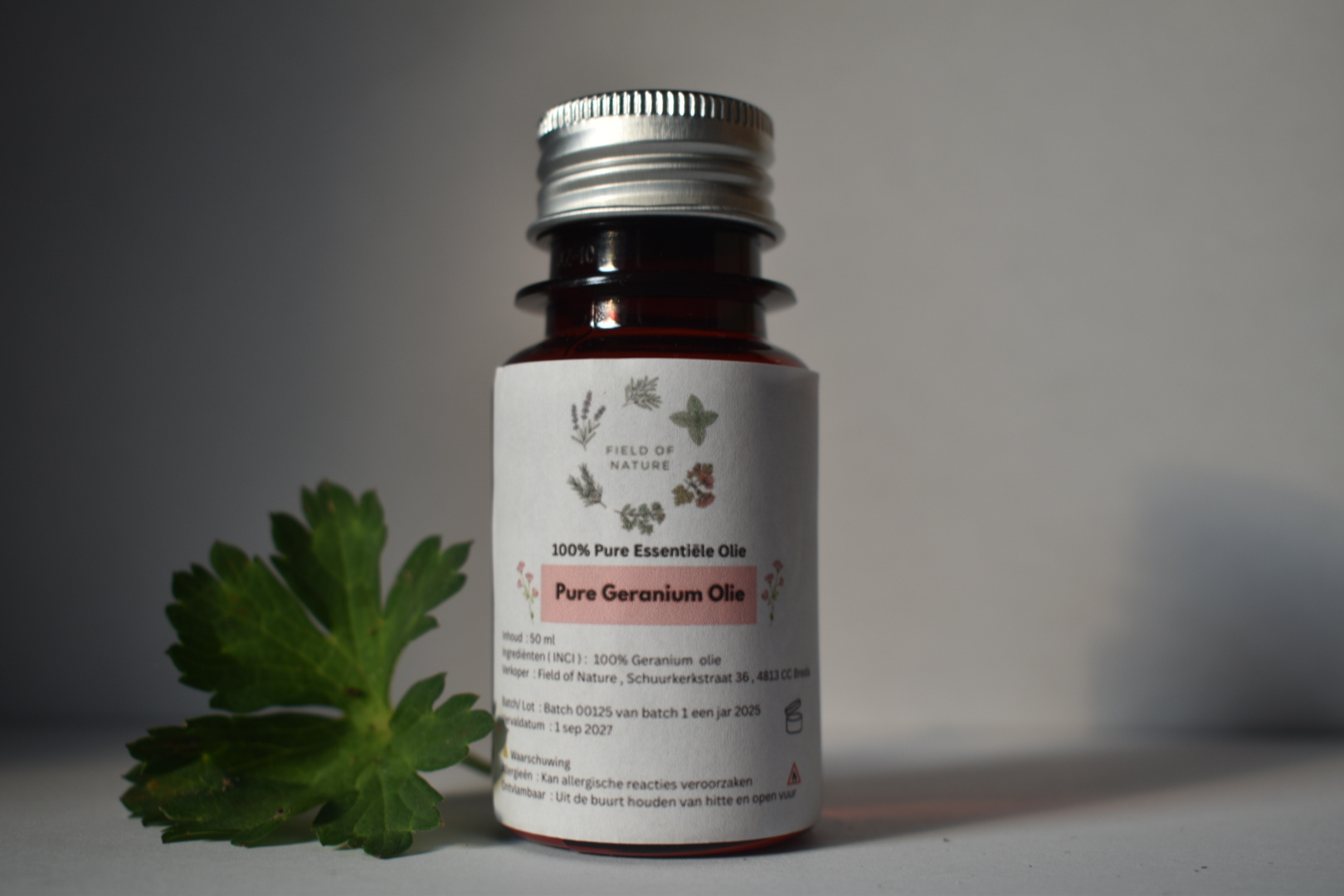 Geranium olie 50ml 100% puur