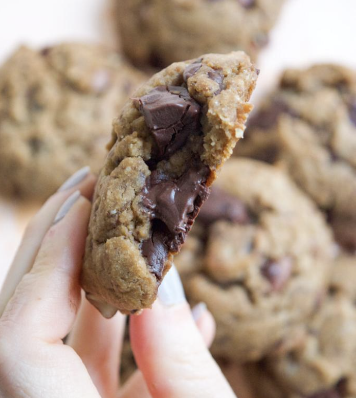 Cookie Vegana con chocolate y sal 