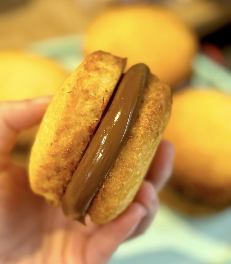Alfajor Coco y Dulce de leche