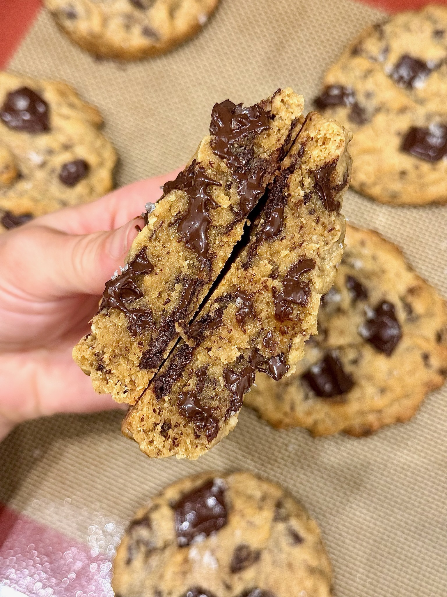 Cookie con chocolate y sal