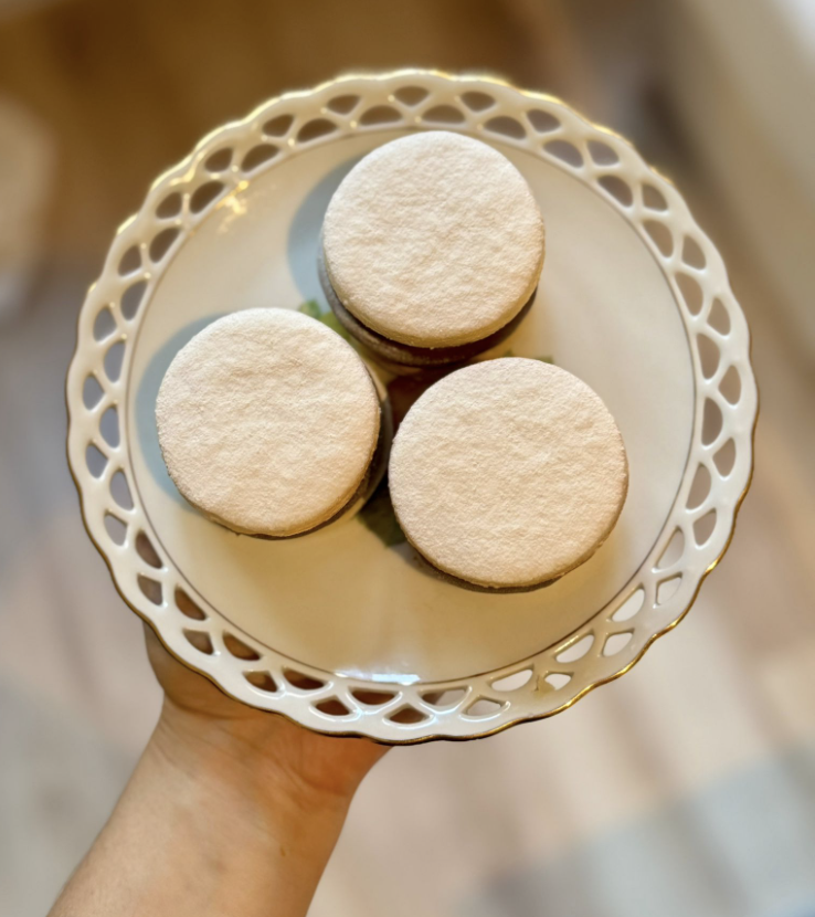 Alfajor sablée con dulce de leche