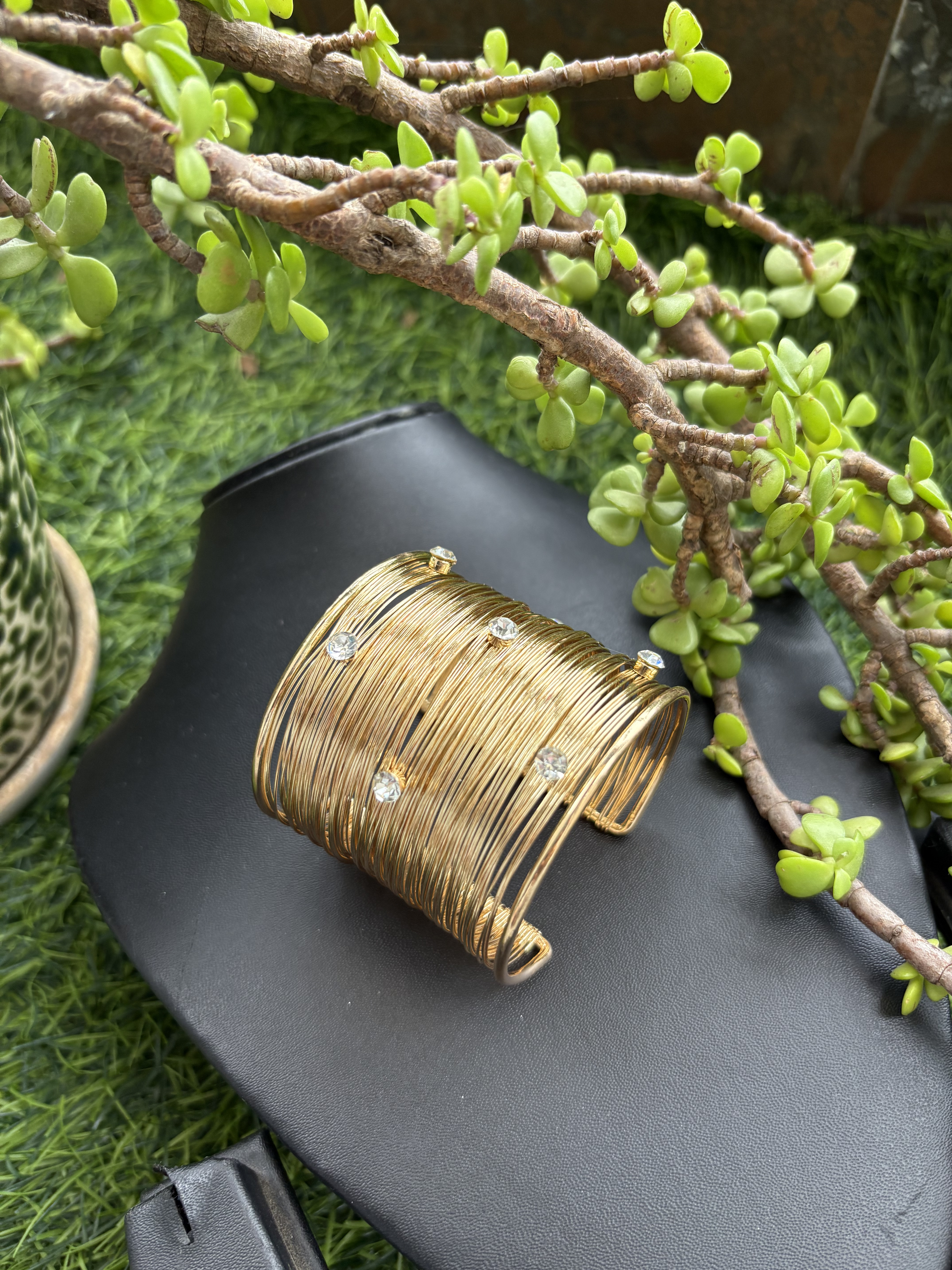 Elegant Gold Cuff Bracelet