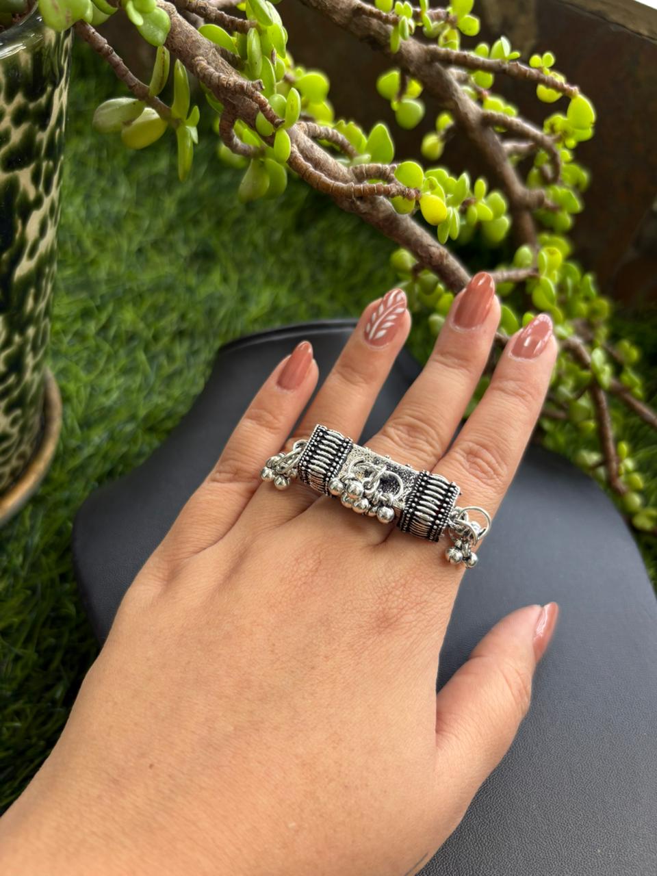 Traditional Silver Oxidized Ring