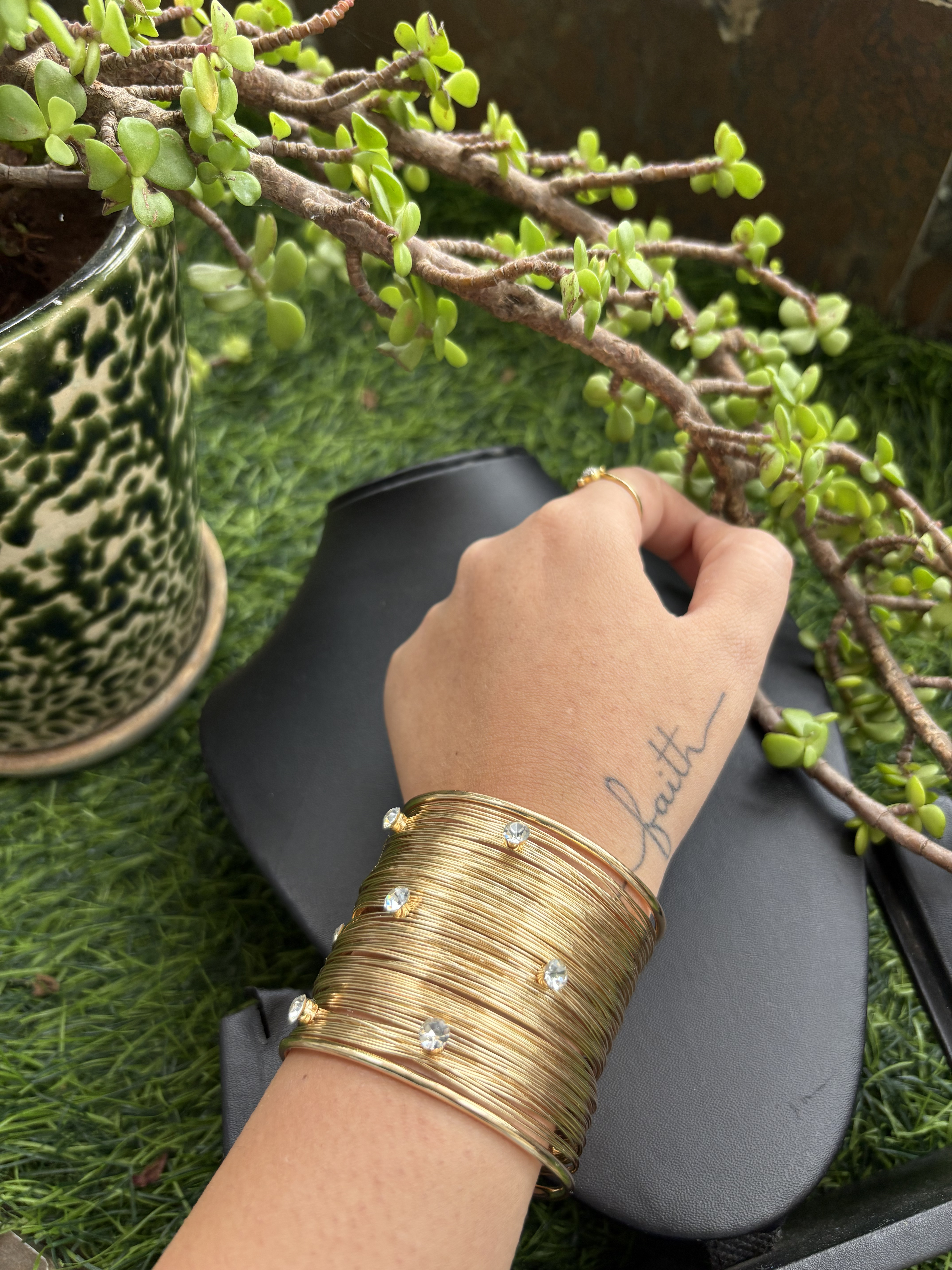 Elegant Gold Cuff Bracelet