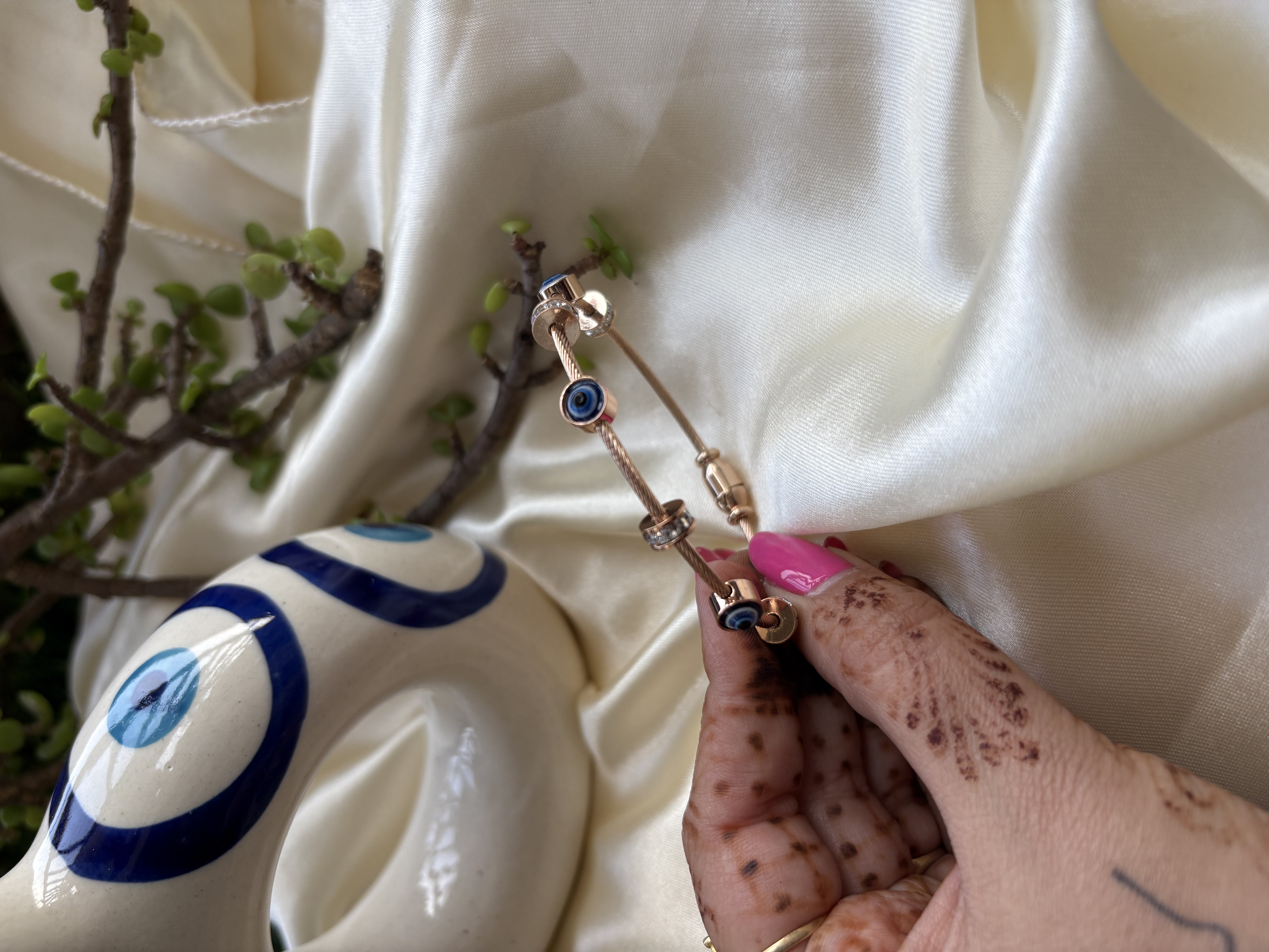 Evil Eye Charm Bracelets (Combo of 3)