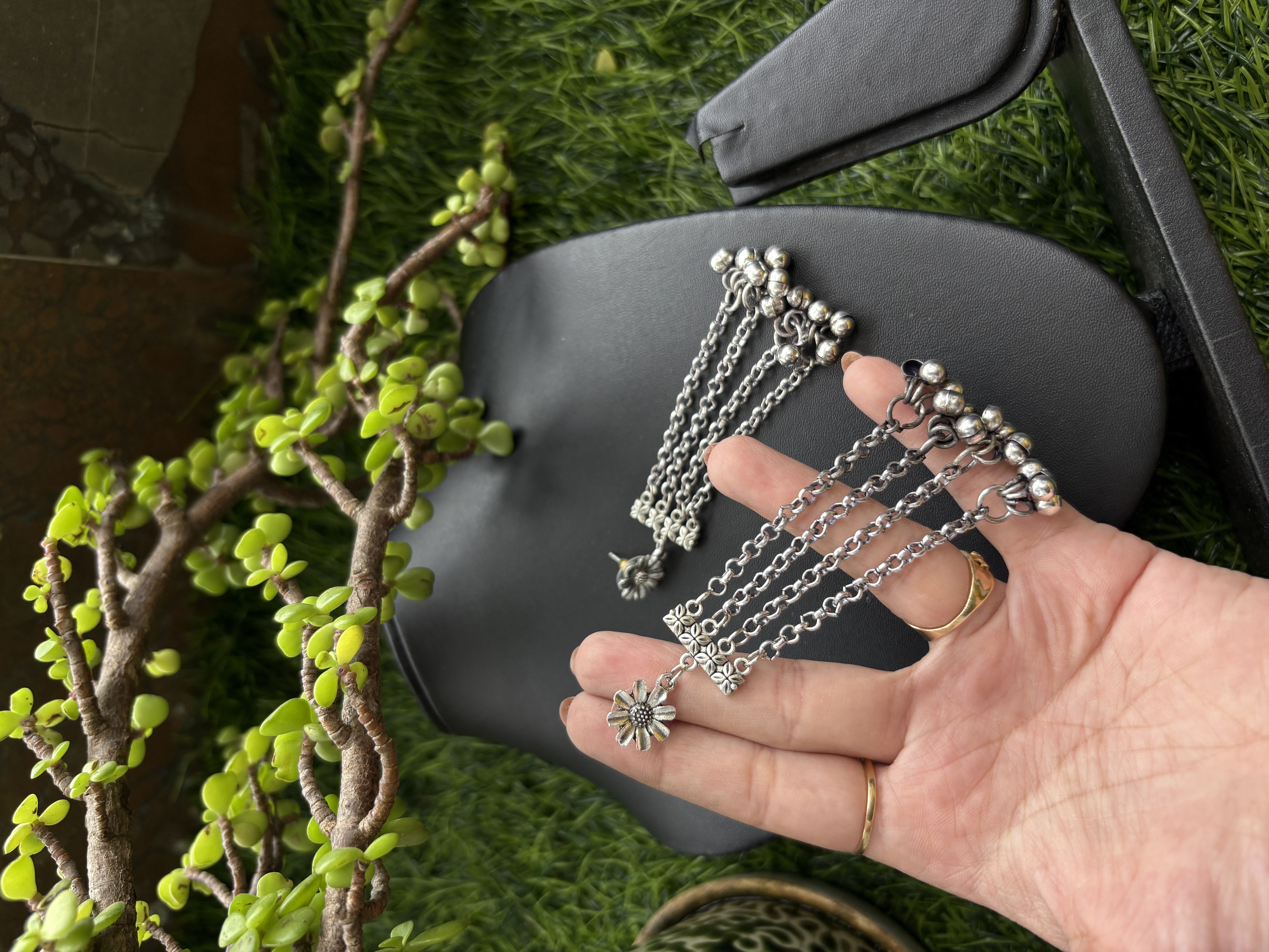 Boho Silver Earrings