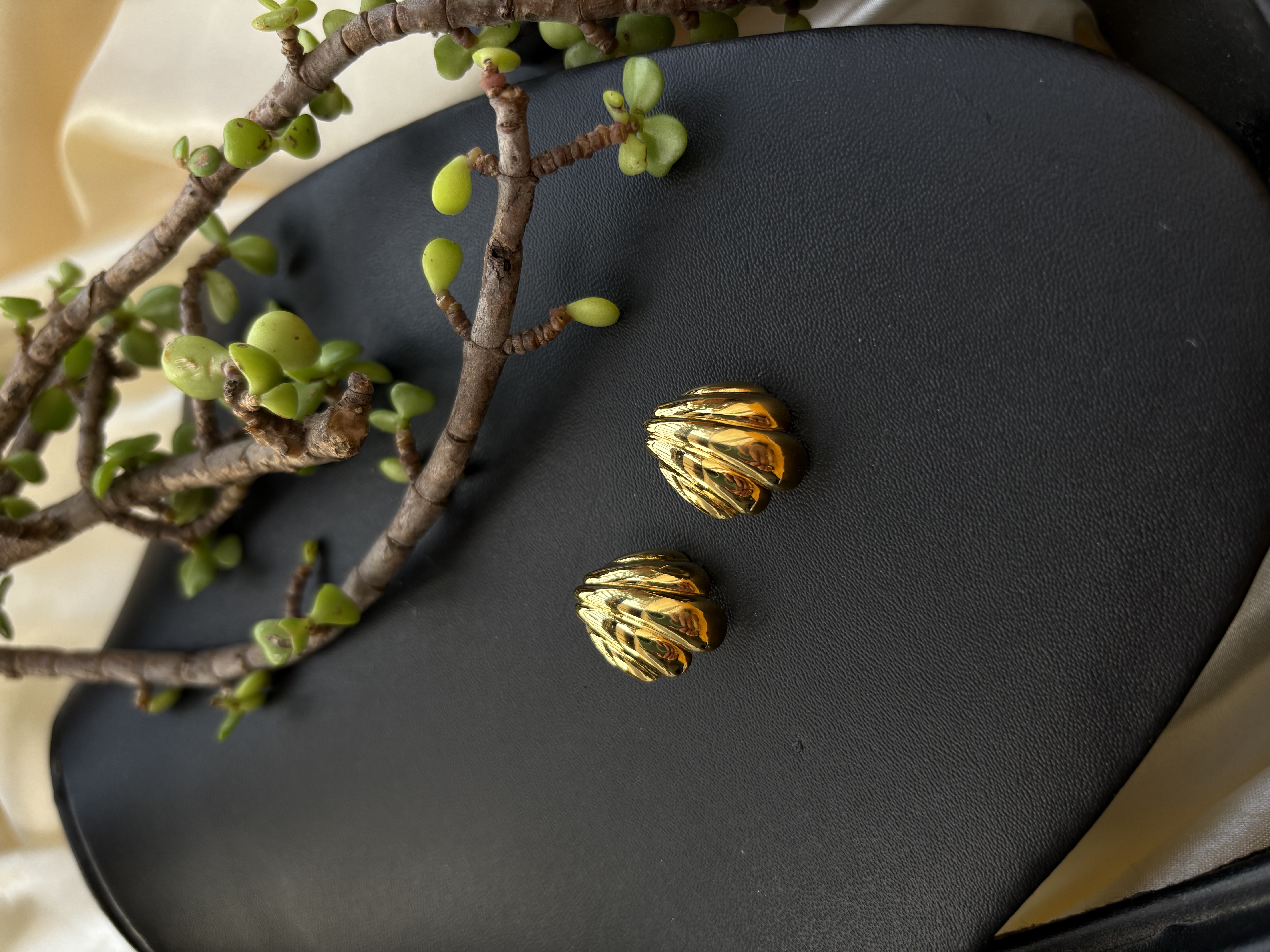 Gold Plated Vintage Earrings