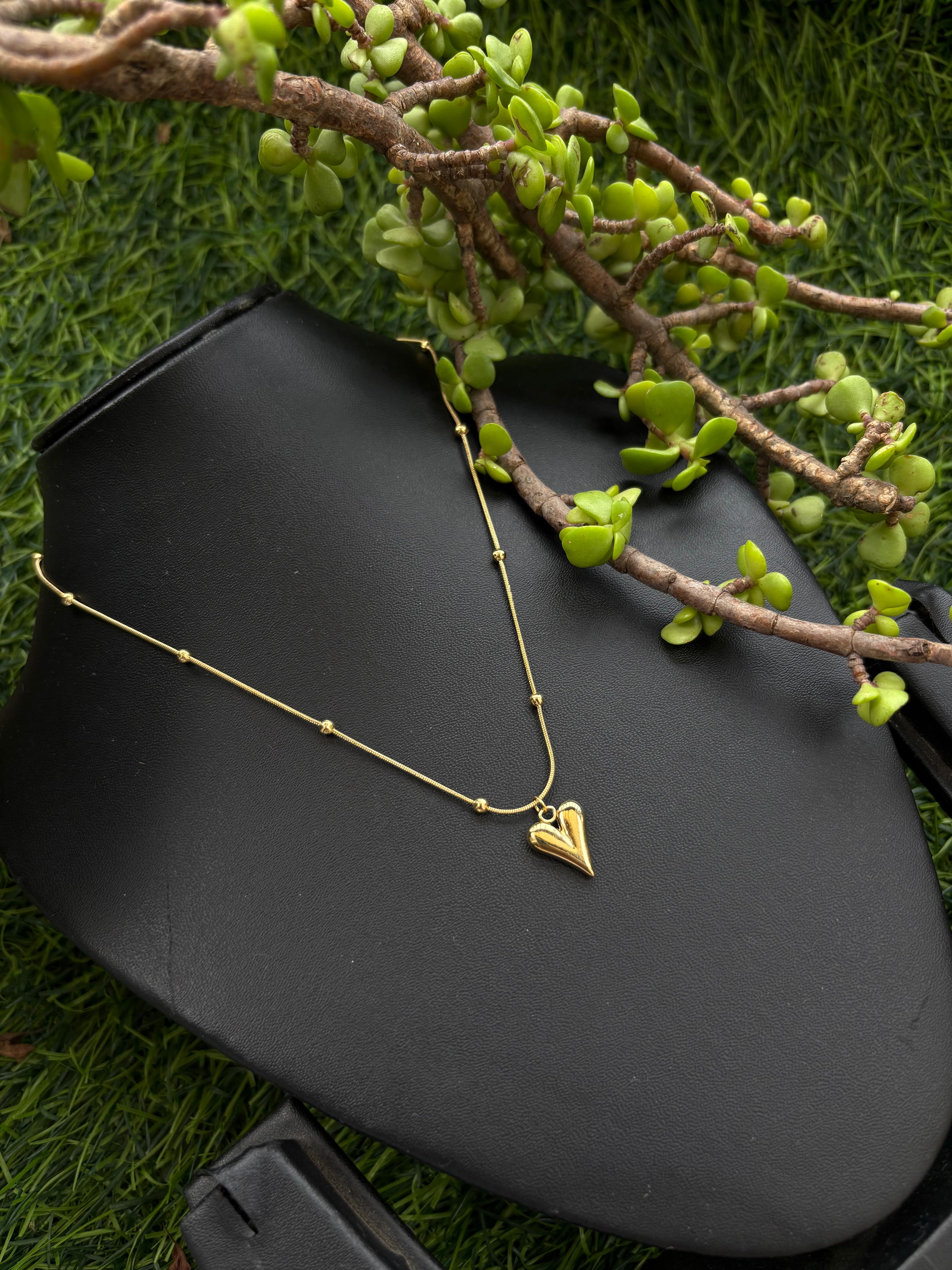 Gold Heart Necklace