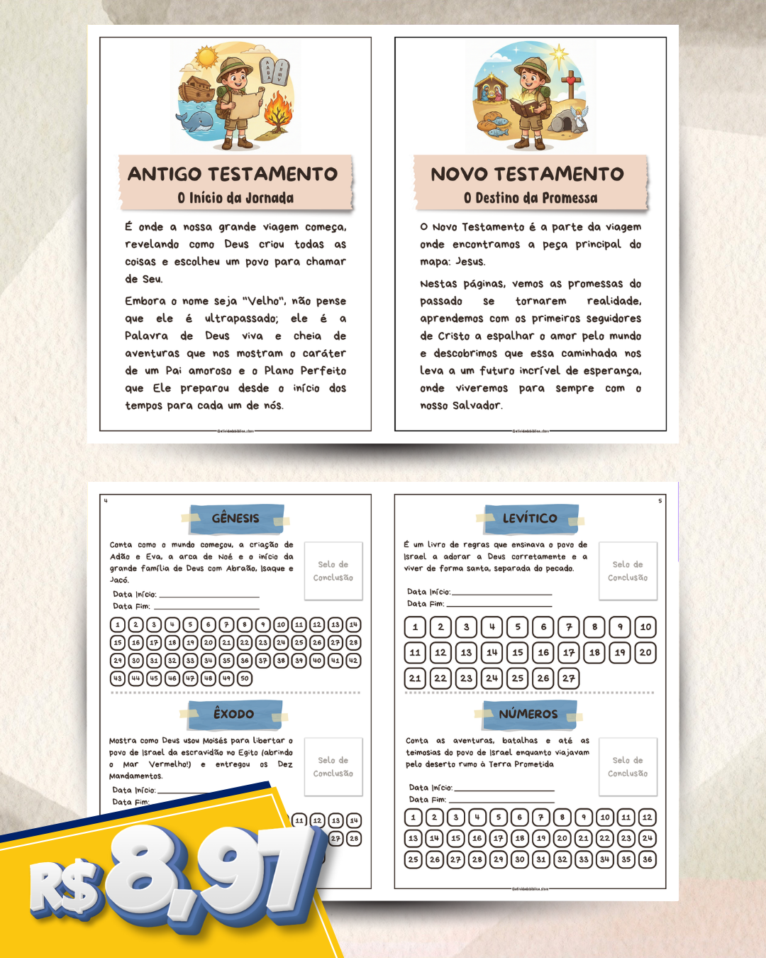 Passaporte de Leitura Bíblica – Uma Viagem pela Palavra de Deus