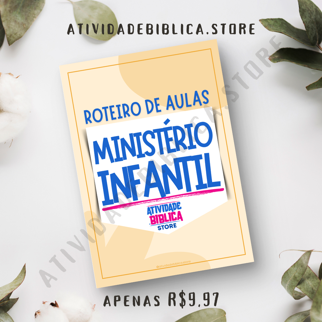 Roteiro para Ministério Infantil - 5 Aulas Bíblicas: Os 5 Dons Ministeriais + Brinde de atividades