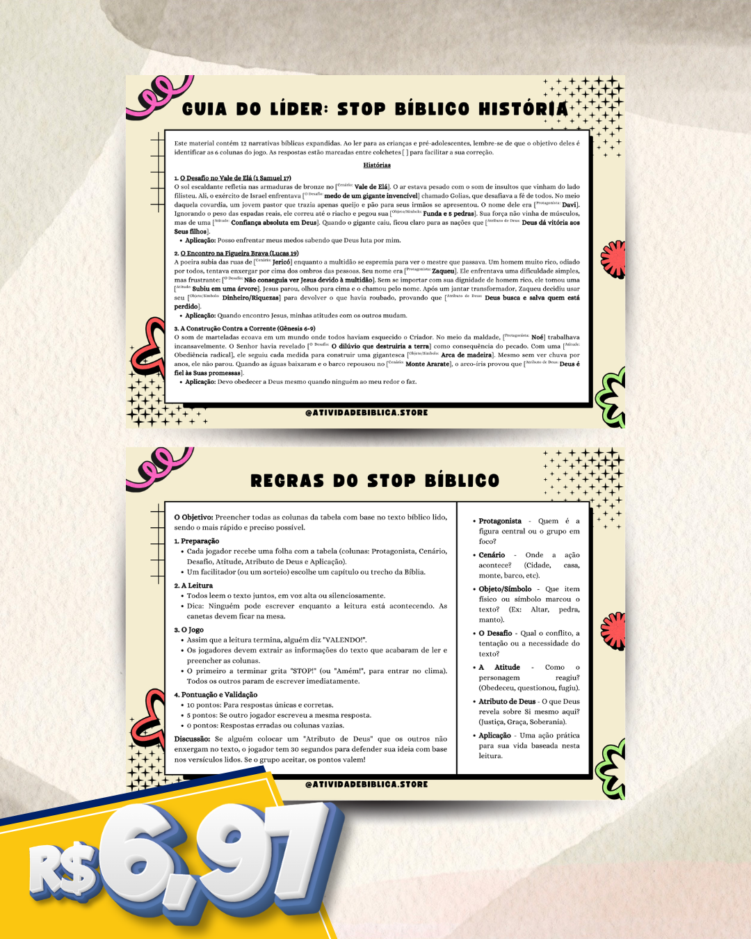 Stop Bíblico: O Jogo de Conhecimento e Edificação (Arquivo Digital)