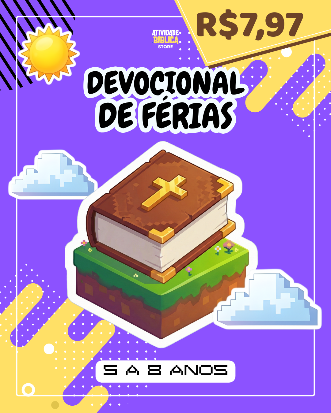 Kit Devocional de Férias (PDF para Imprimir) – Crianças e Juniores (5 a 12 anos)