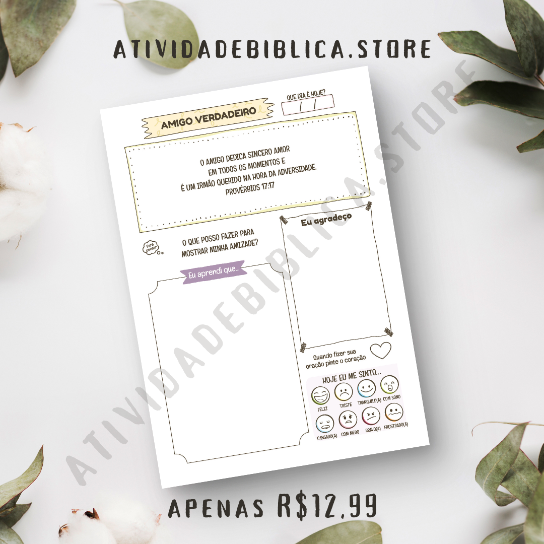 Devocional Infantil – Meu Tempo com Deus | Atividade Bíblica Store