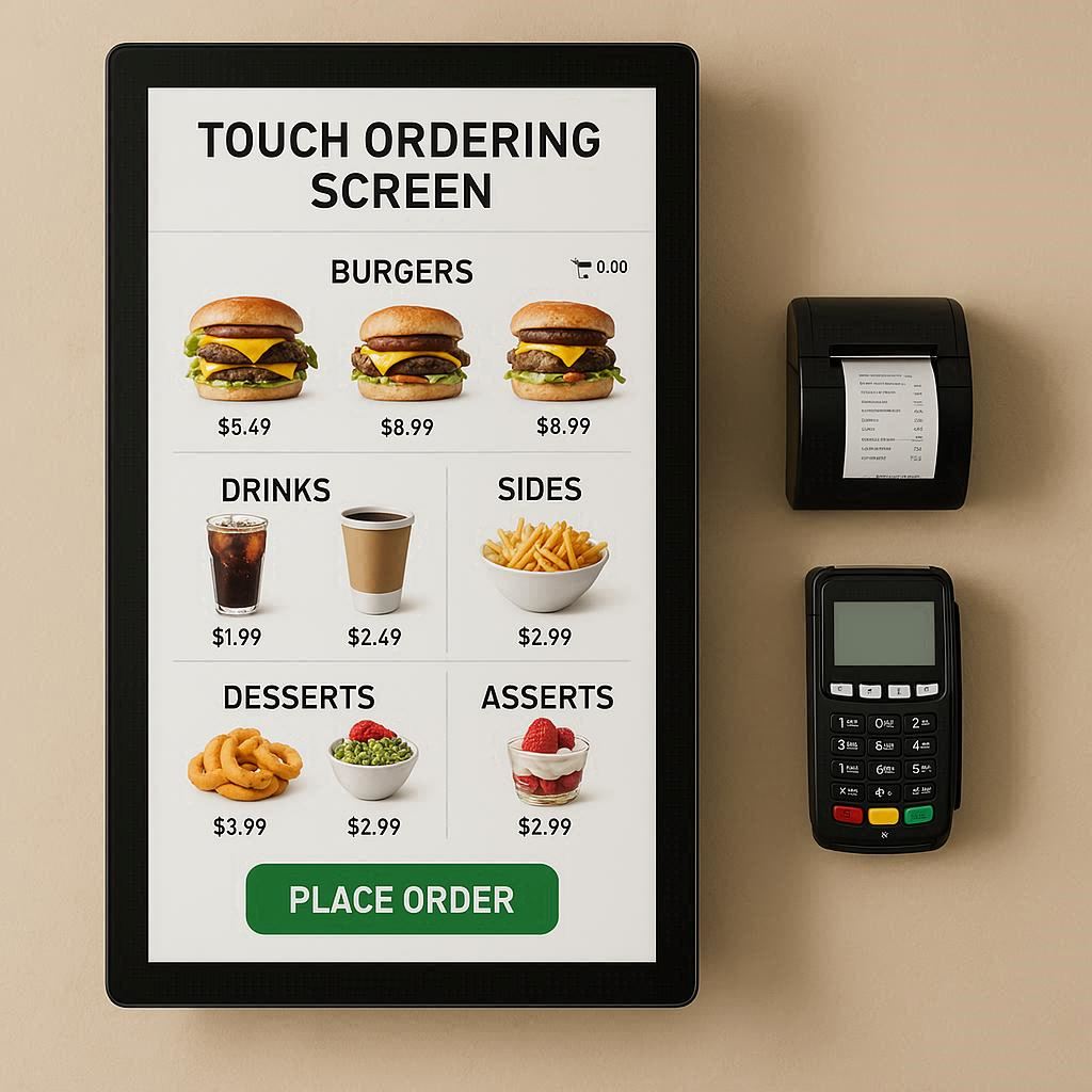 Touch Ordering Screen
