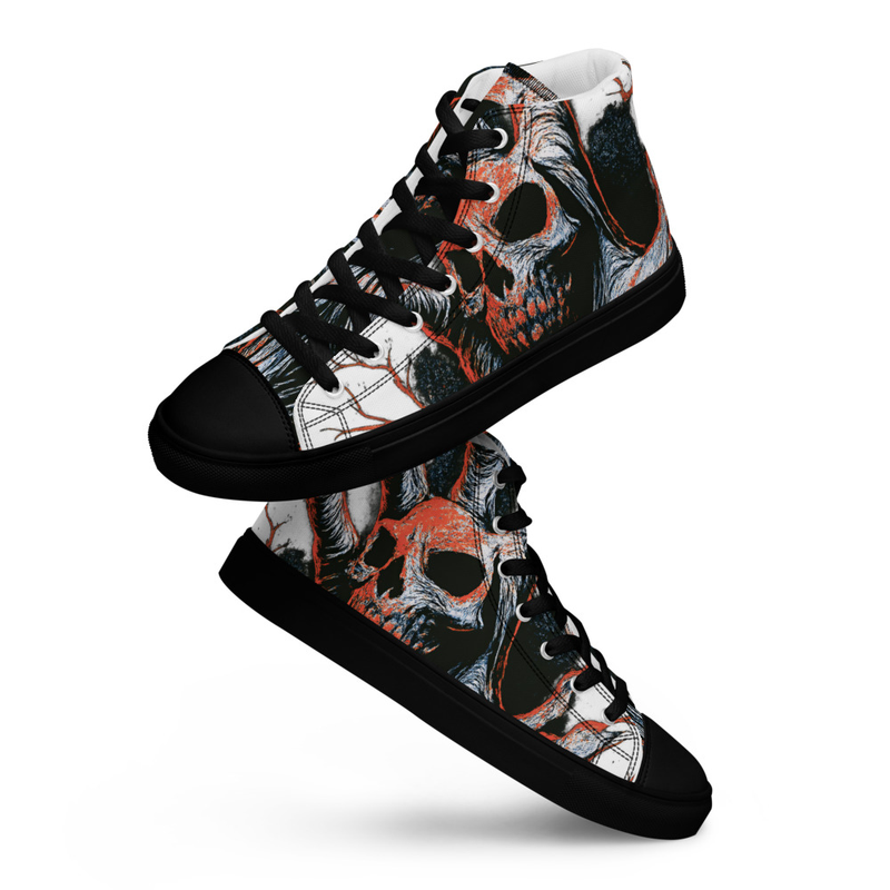 Ritual Outgrowth Skull Art High Top Sneakers