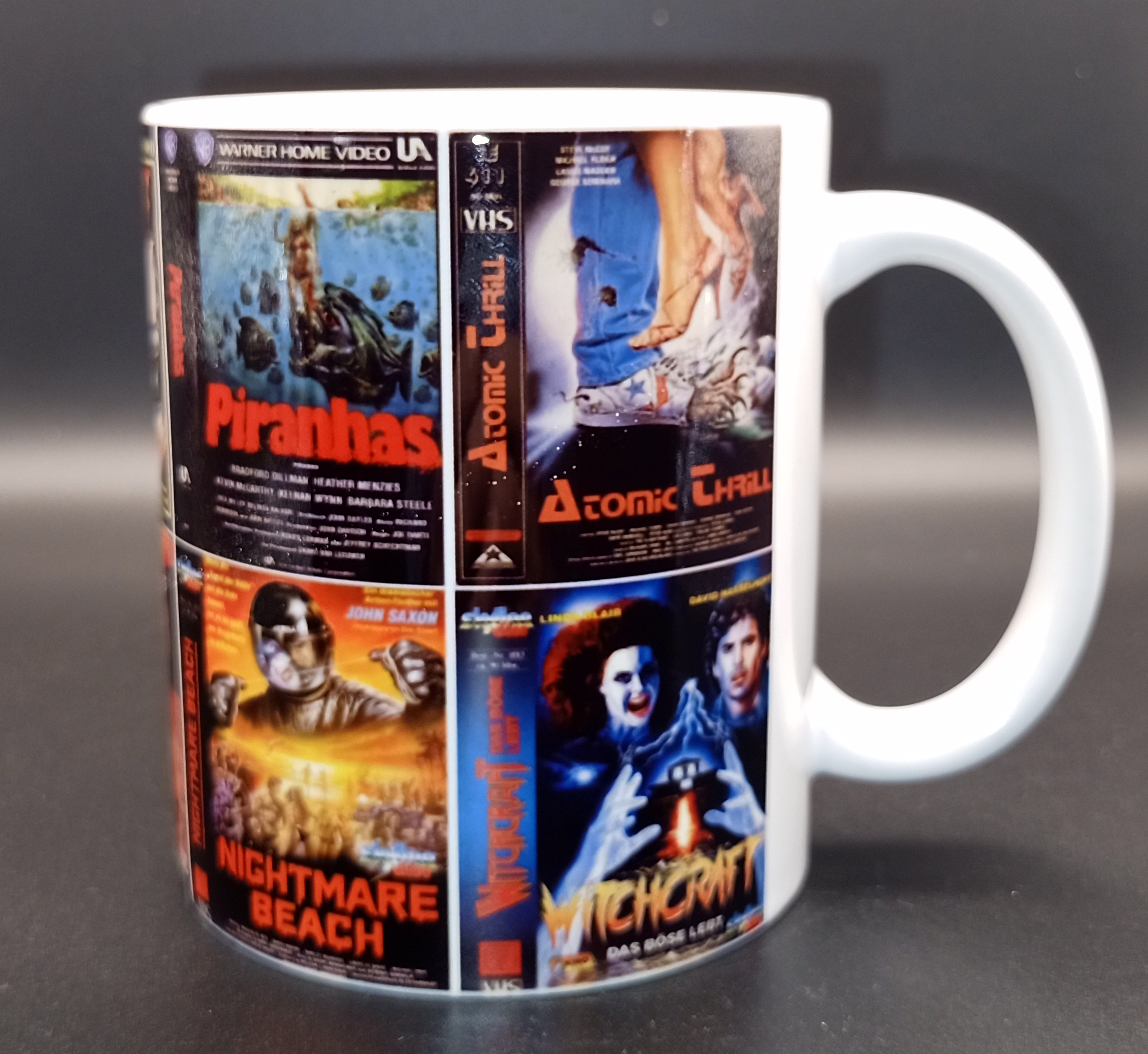 Retro Horror Movie Poster Mug