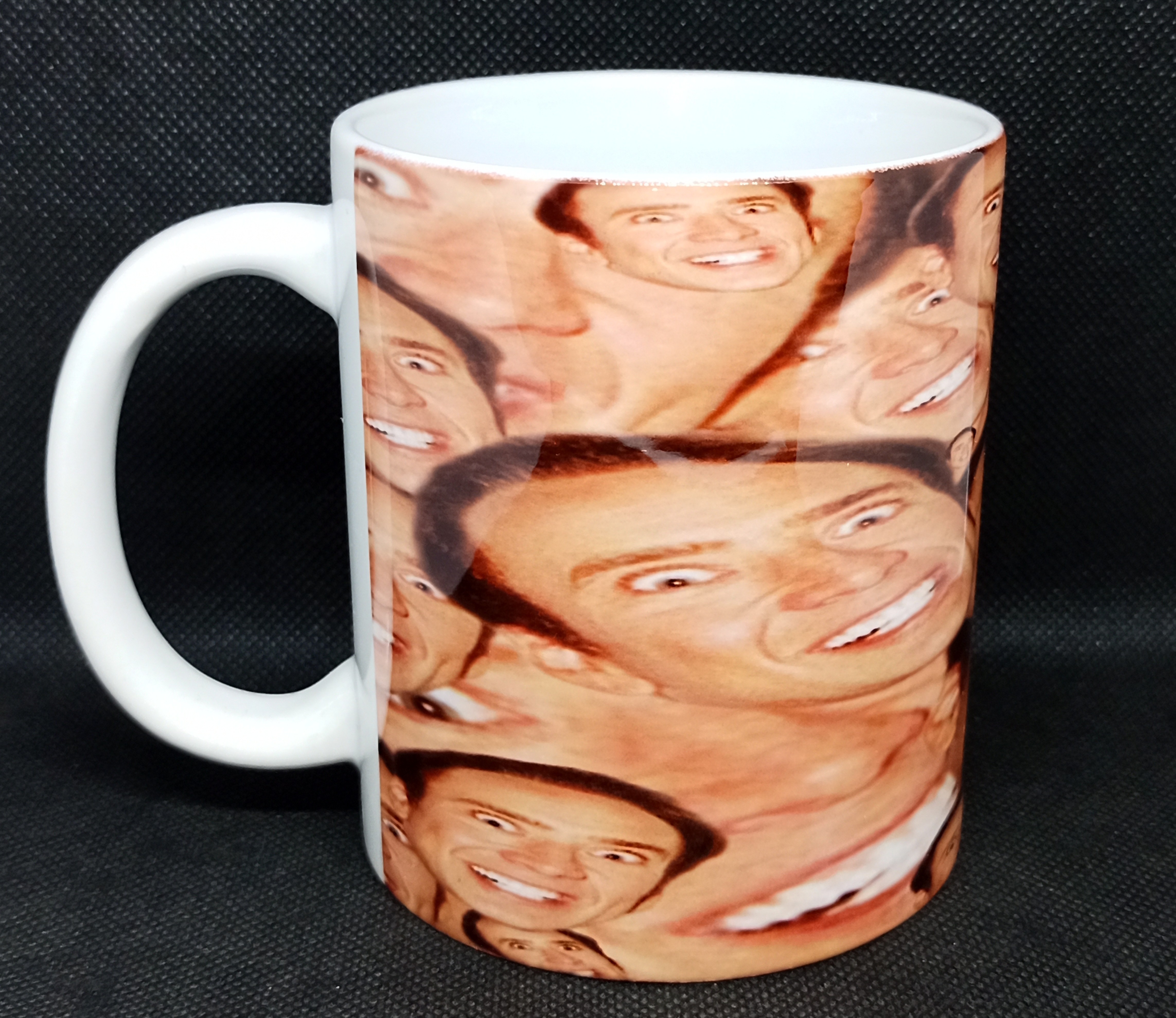Nicolas Cage Collage Mug