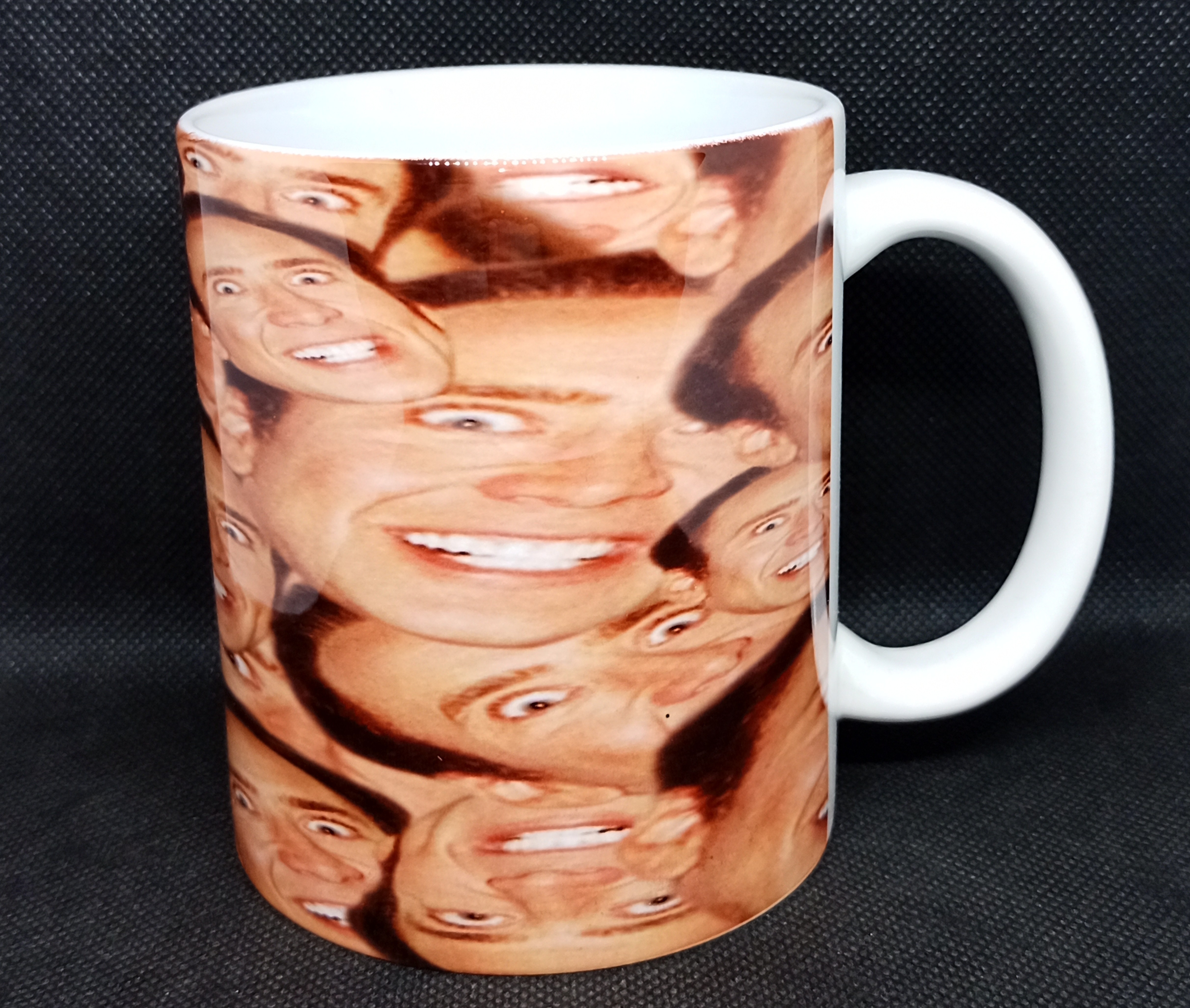 Nicolas Cage Collage Mug