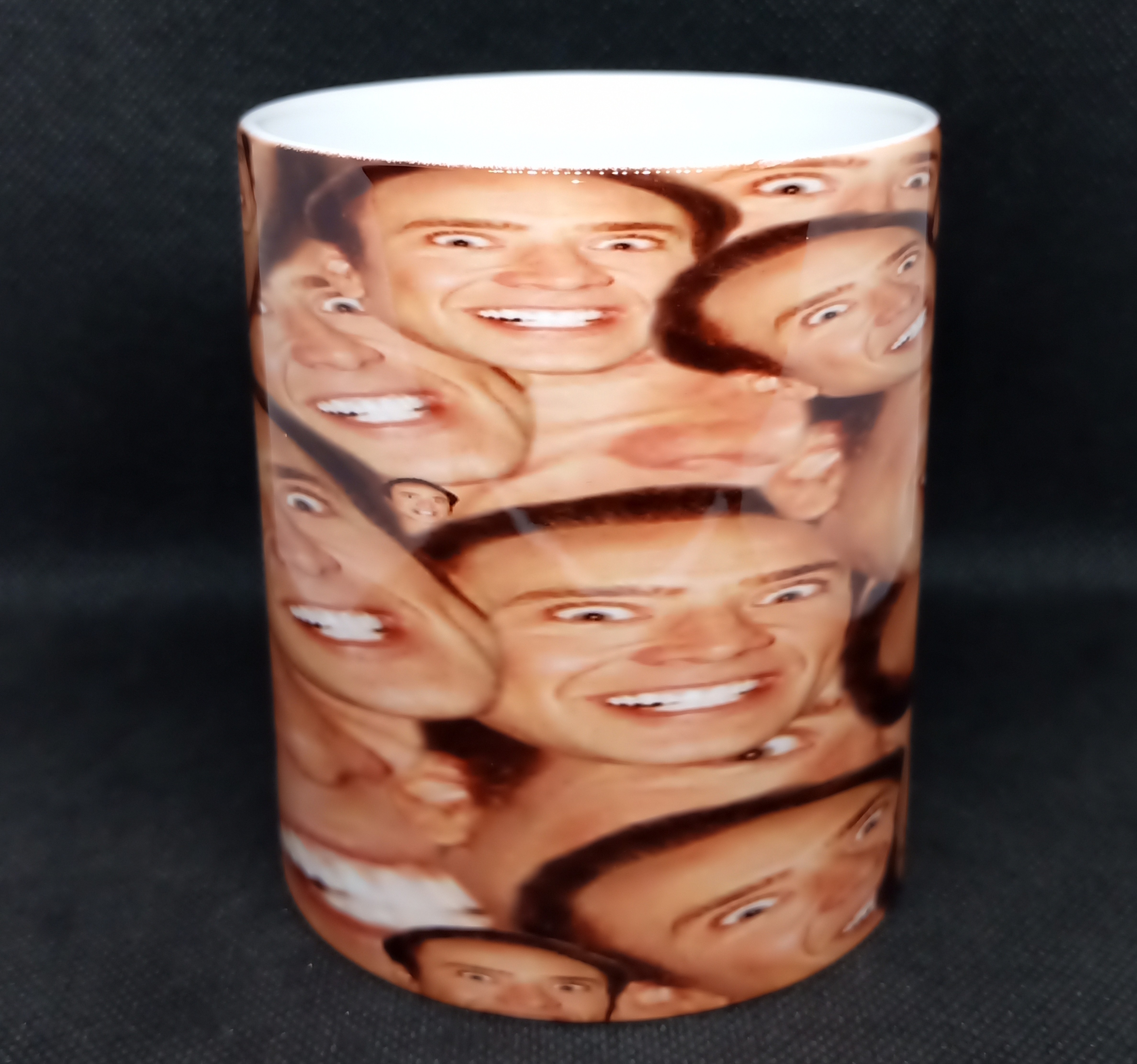 Nicolas Cage Collage Mug