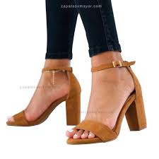 Sandalias de tacón alto para mujer