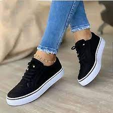 Zapatillas negras de mujer