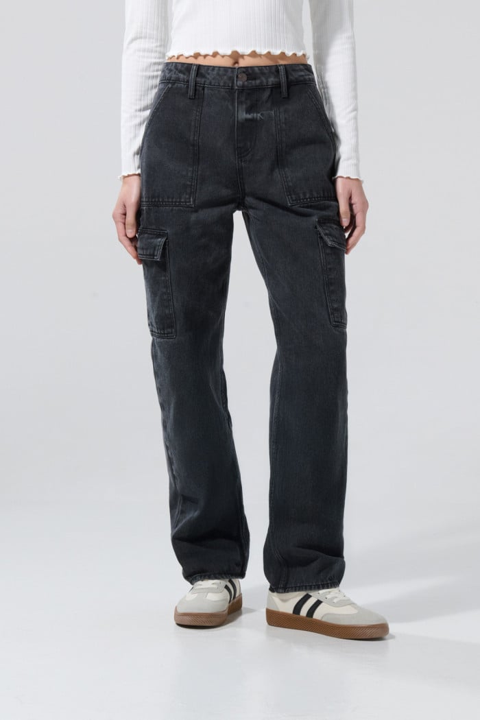 Pantalones cargo negros