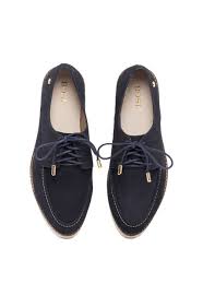 Zapatos de vestir de gamuza azul