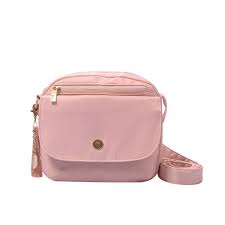 Bolso rosa de hombro