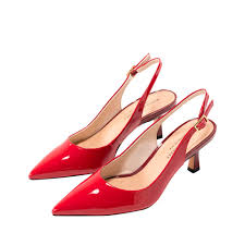Zapatos de tacón rojo