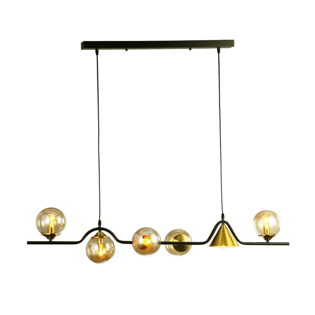 Lámpara Colgante Órbita Dorada Capri