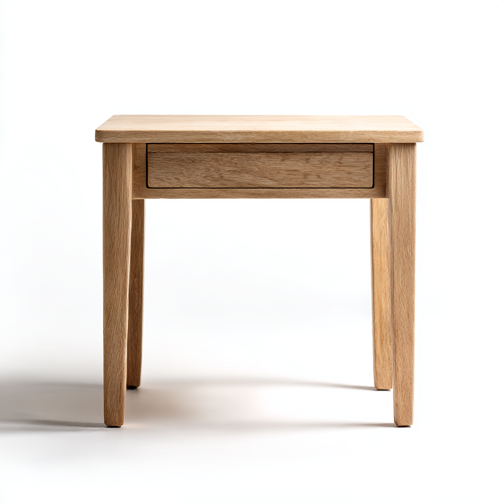 Mesa Auxiliar de Roble Natural
