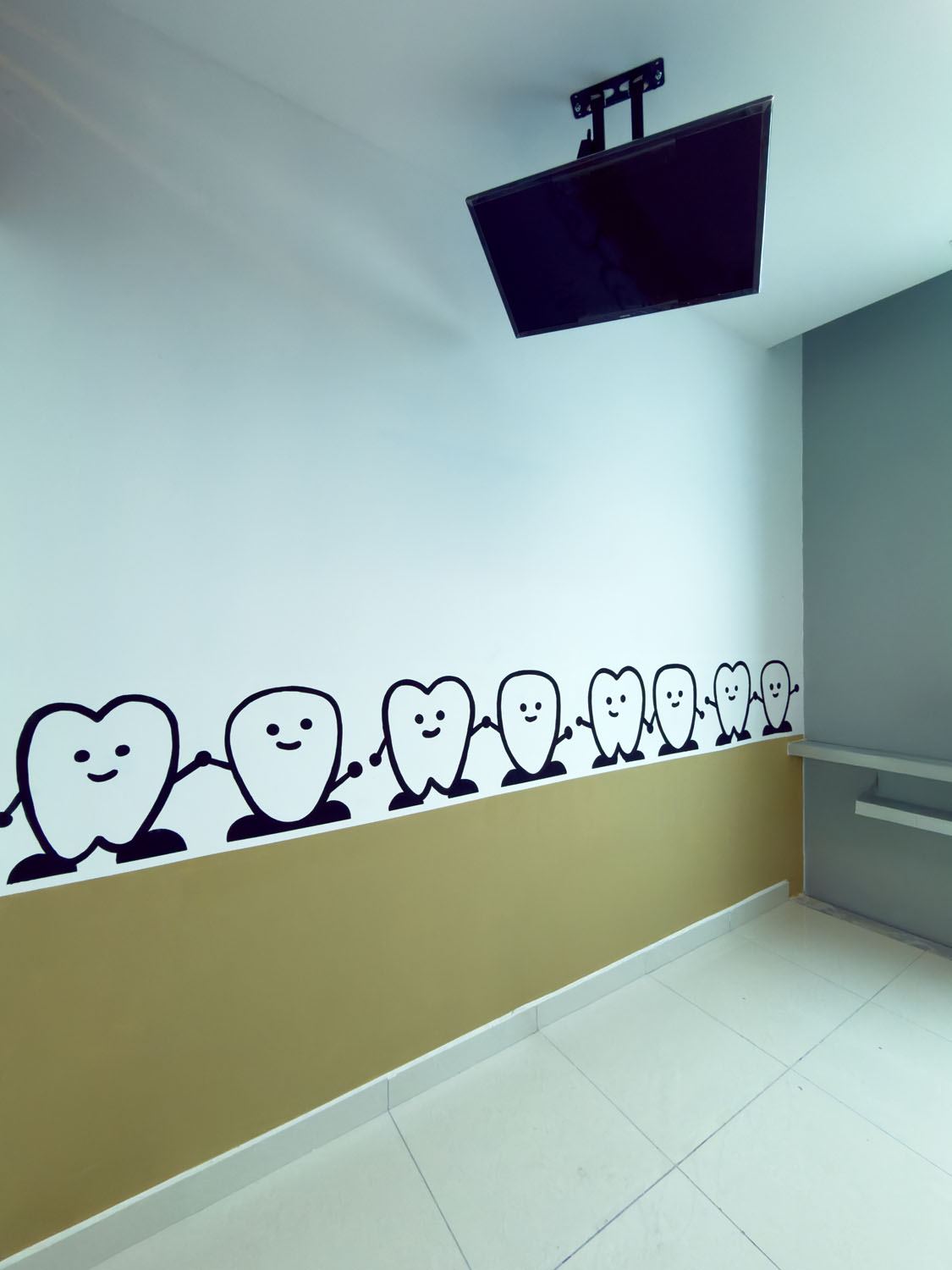 Mural Dientitos Blanco