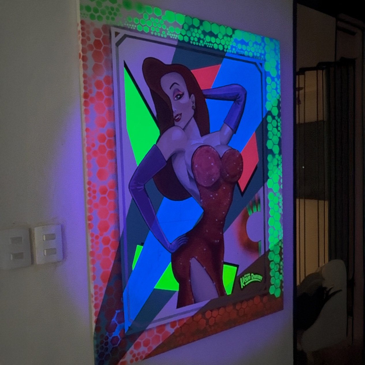 Cuadro Jessica Rabbit Miradas