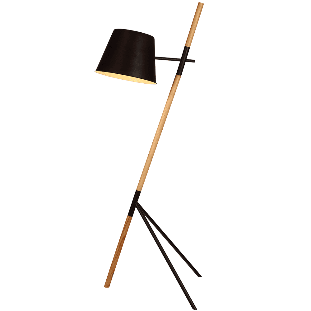 Lámpara de Piso Madera Palmira