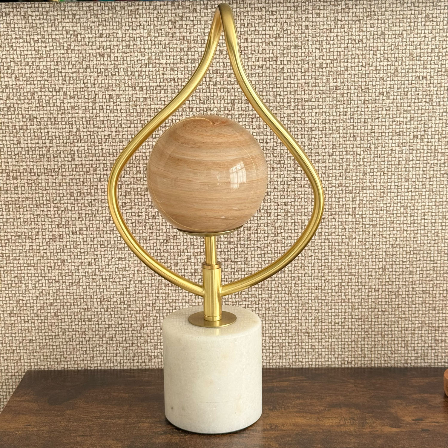 Lámpara Bolita Beige