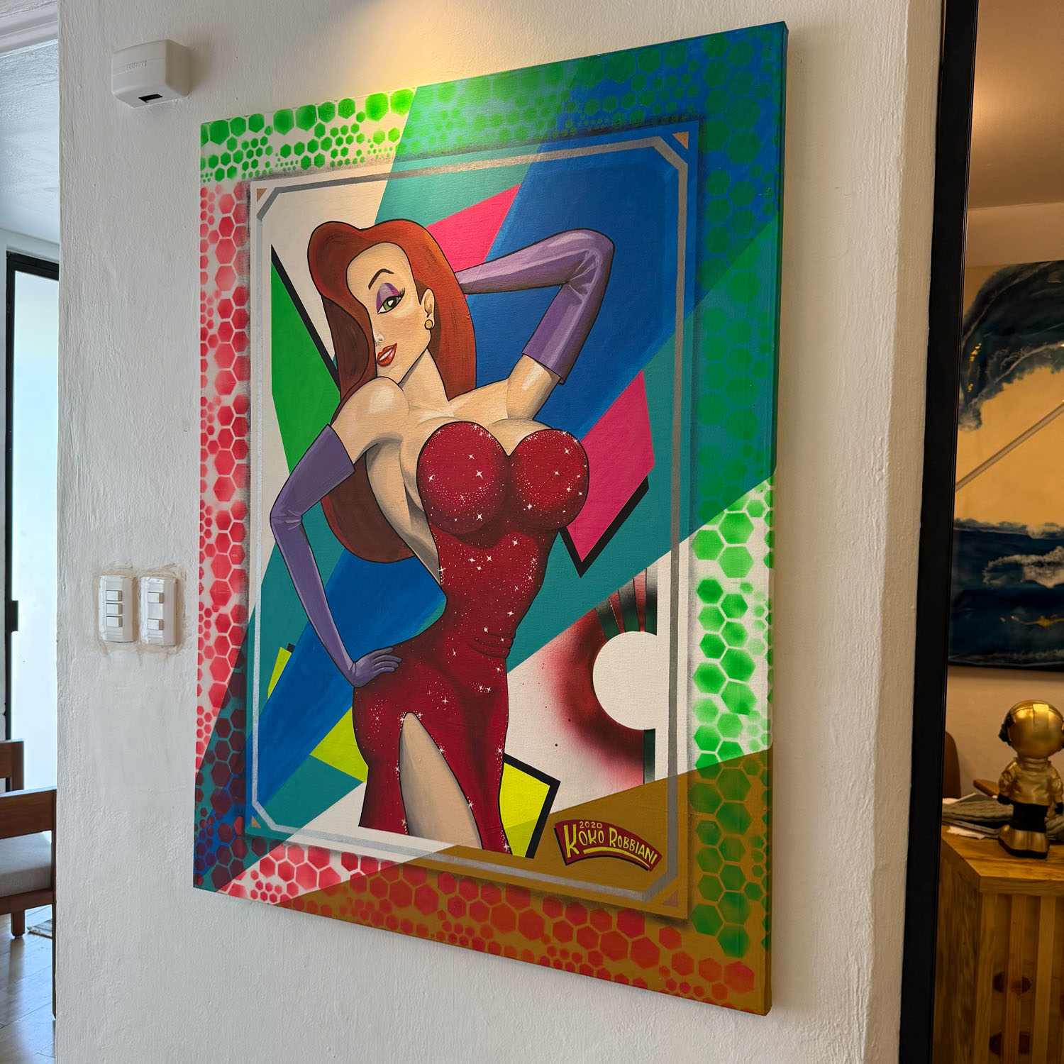 Cuadro Jessica Rabbit Miradas