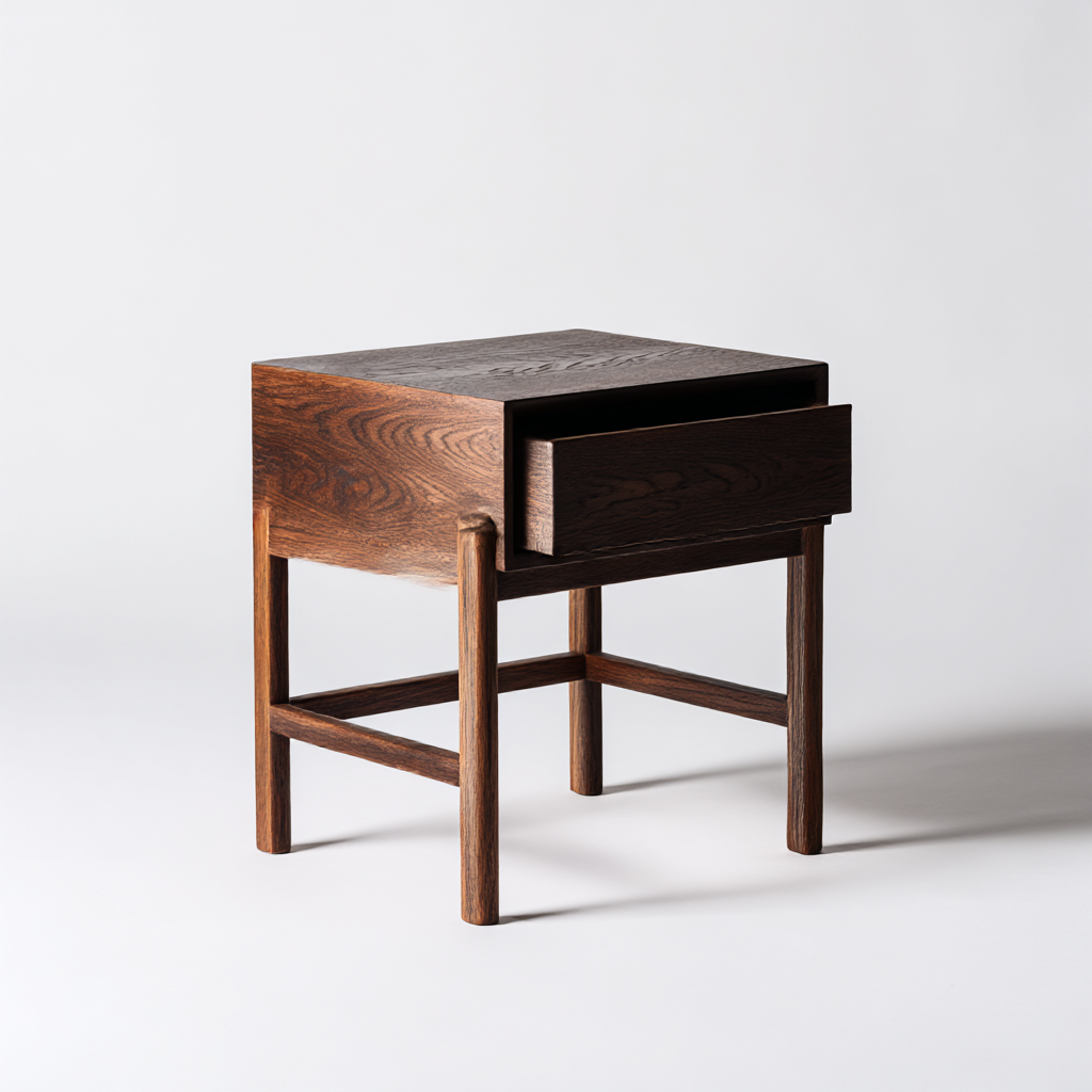 Mesa de Noche Ébano Sobrio