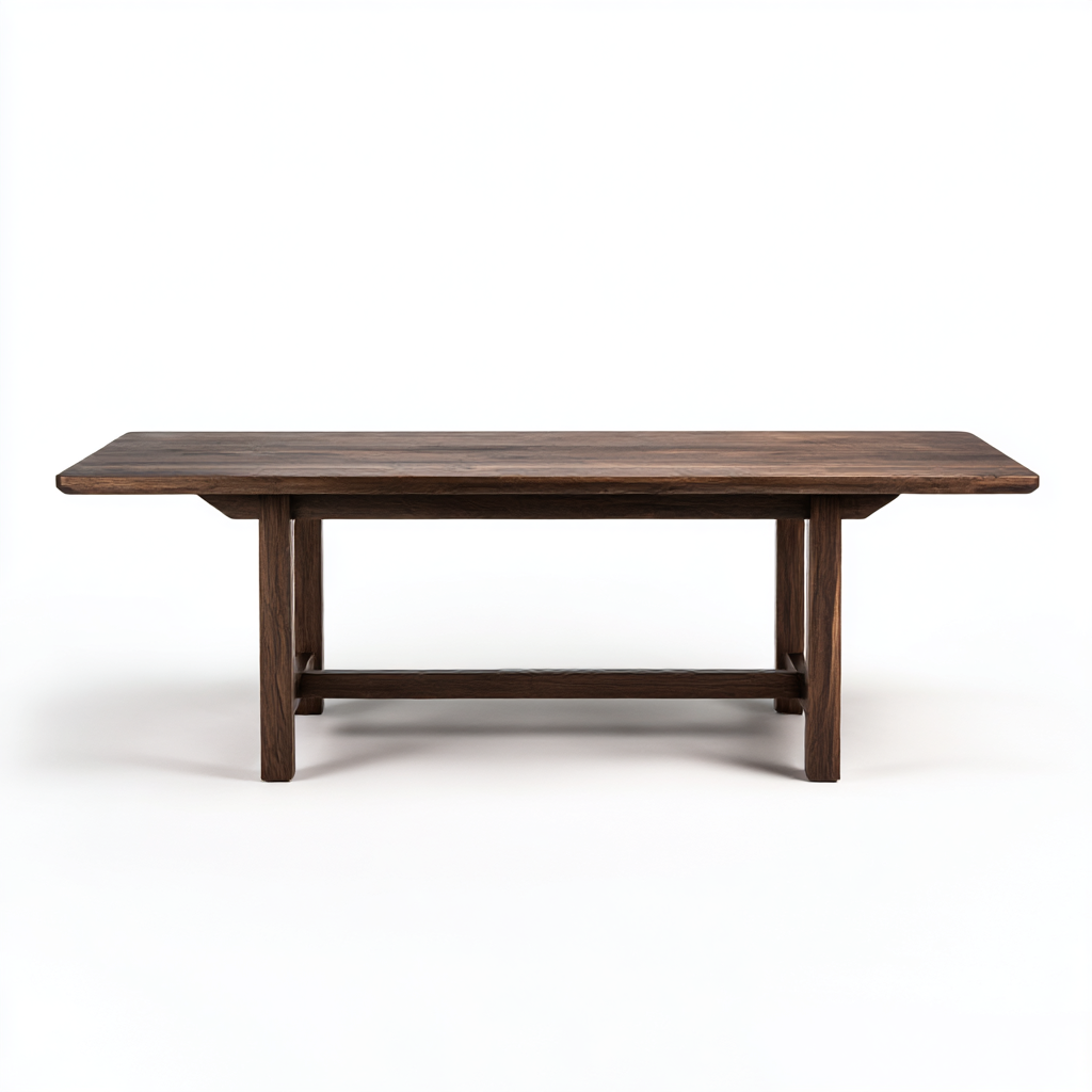 Mesa de Comedor Nórdica en Madera Maciza