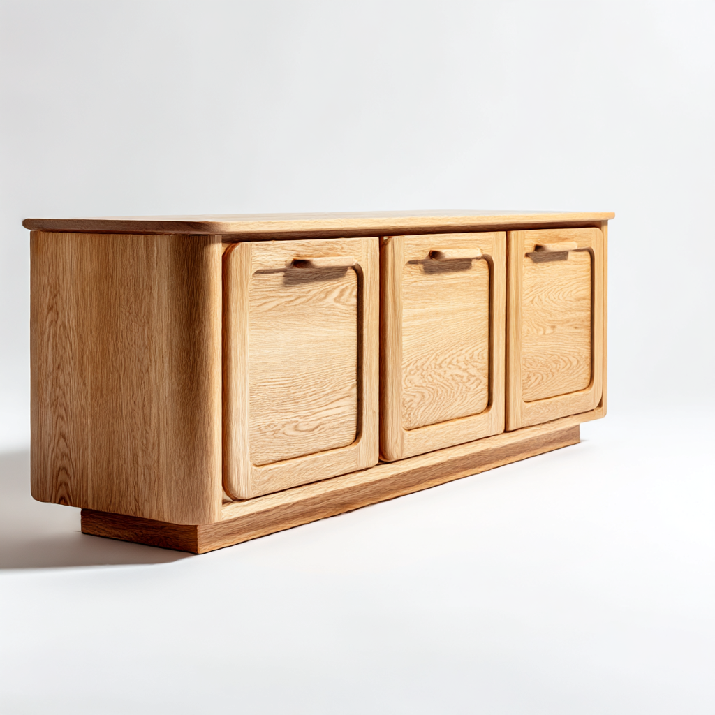 Buffet de Roble Escultural