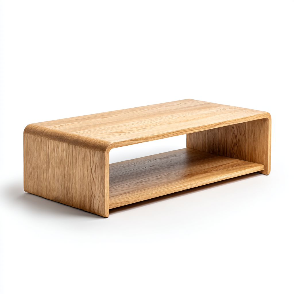 Mesa de centro Armonía en madera natural