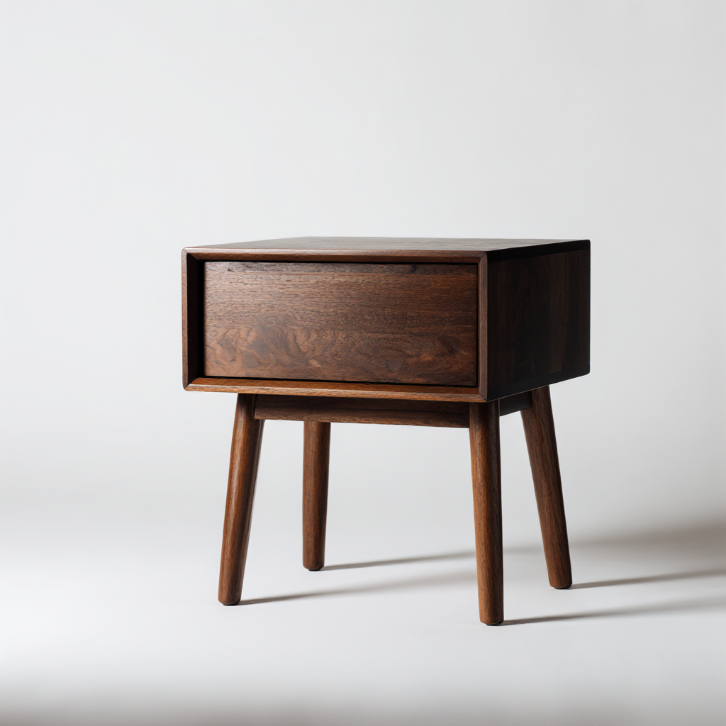 Mesa Auxiliar de Madera Noble