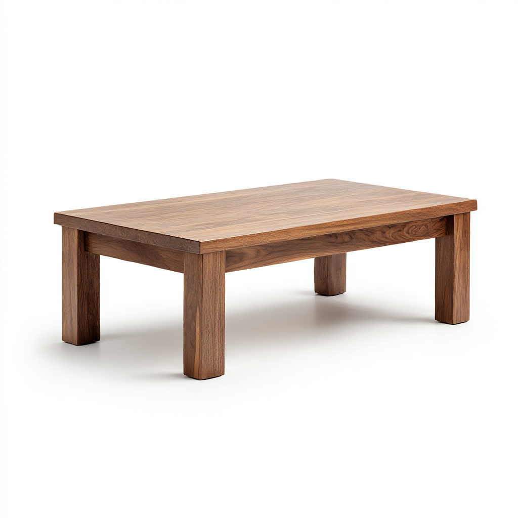 Mesa de Centro en Madera Nogal