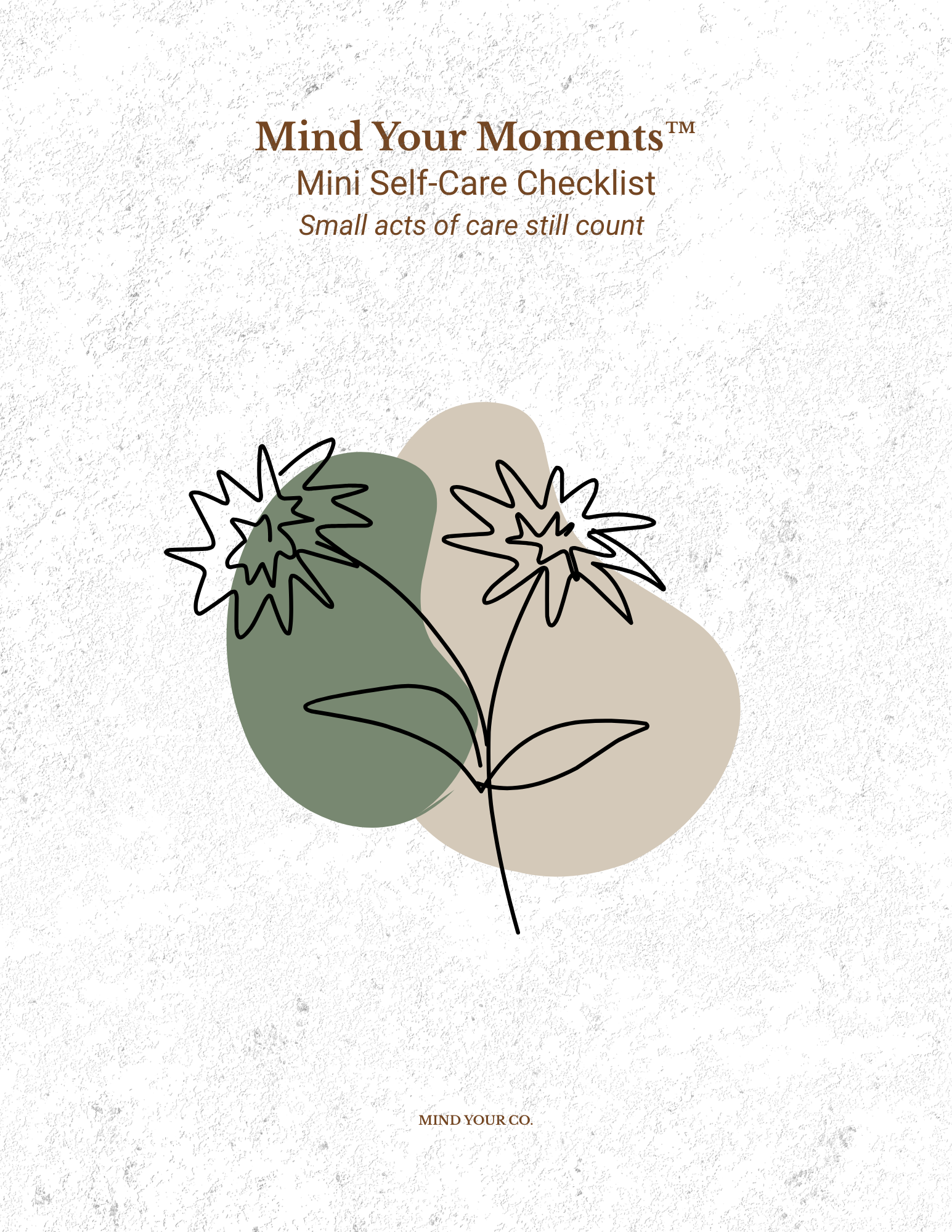 Gentle Self-Guided Checklist