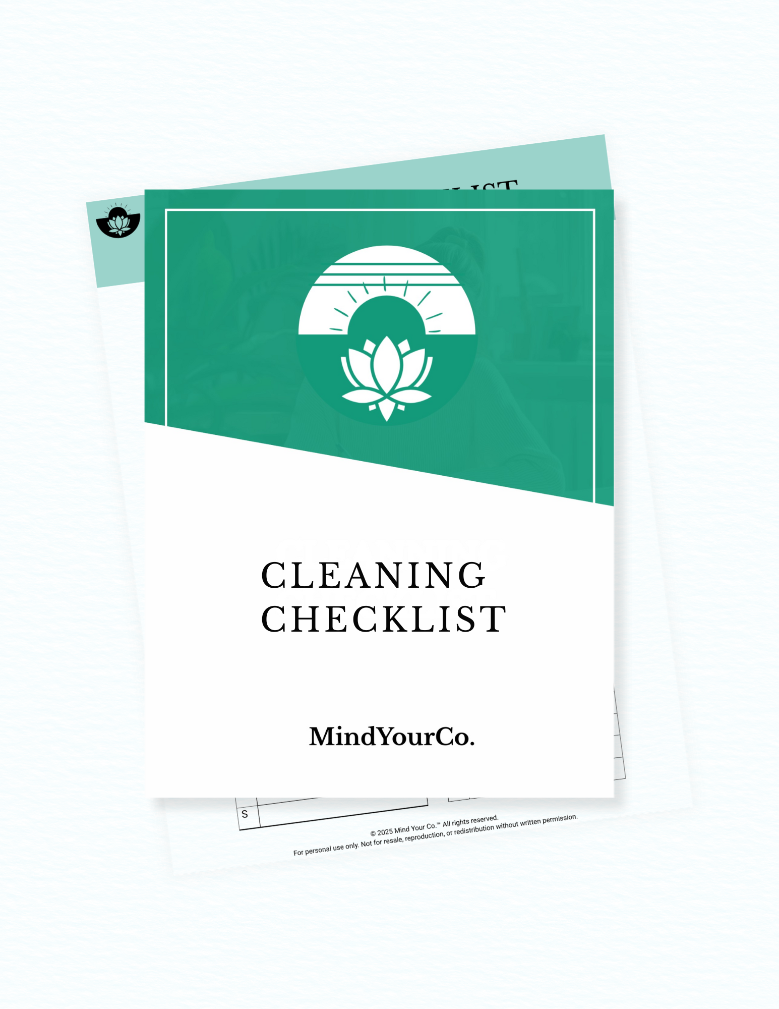 Cleaning Checklist