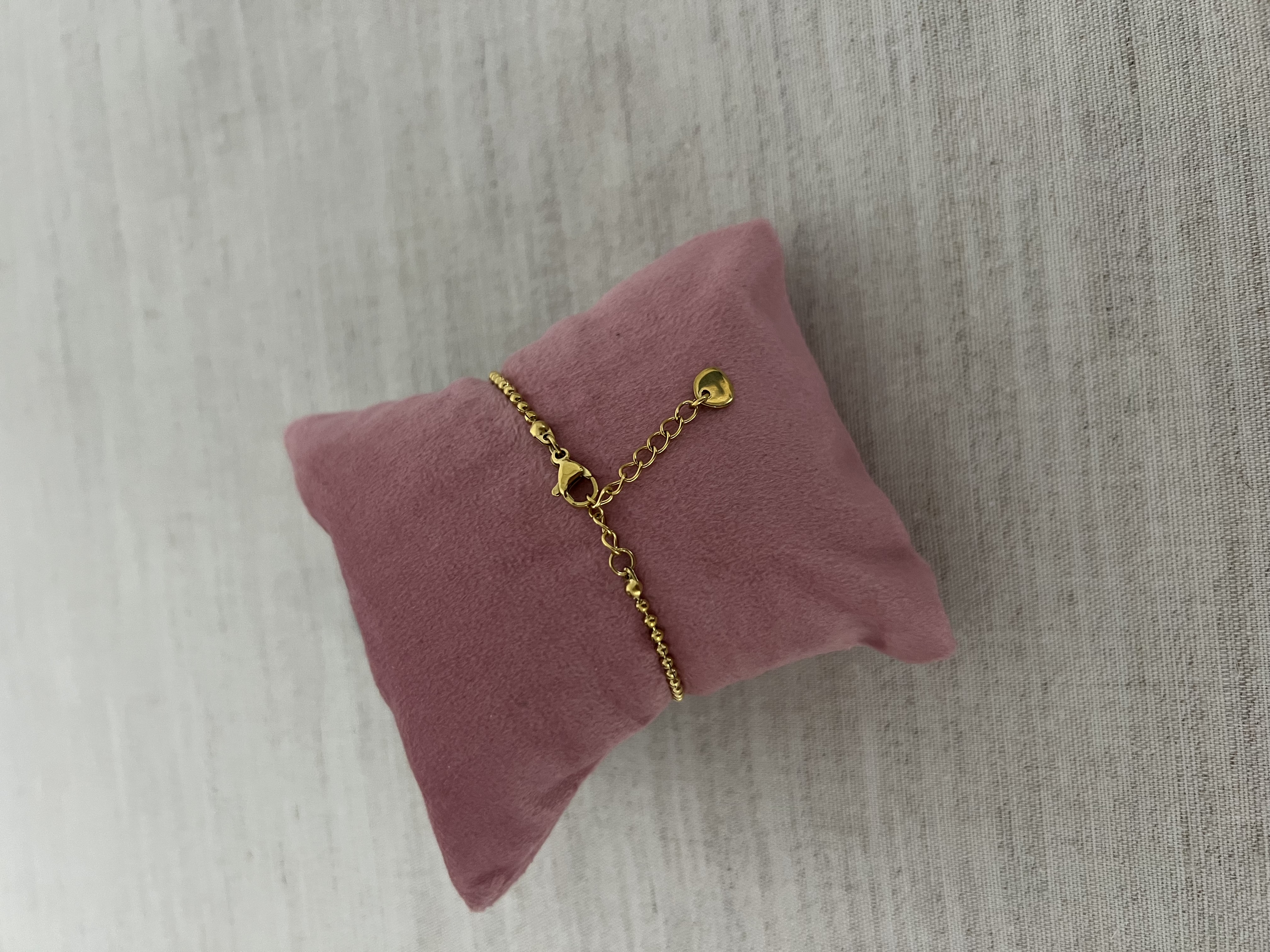 Pulseira em aço inoxidável com olho turco 