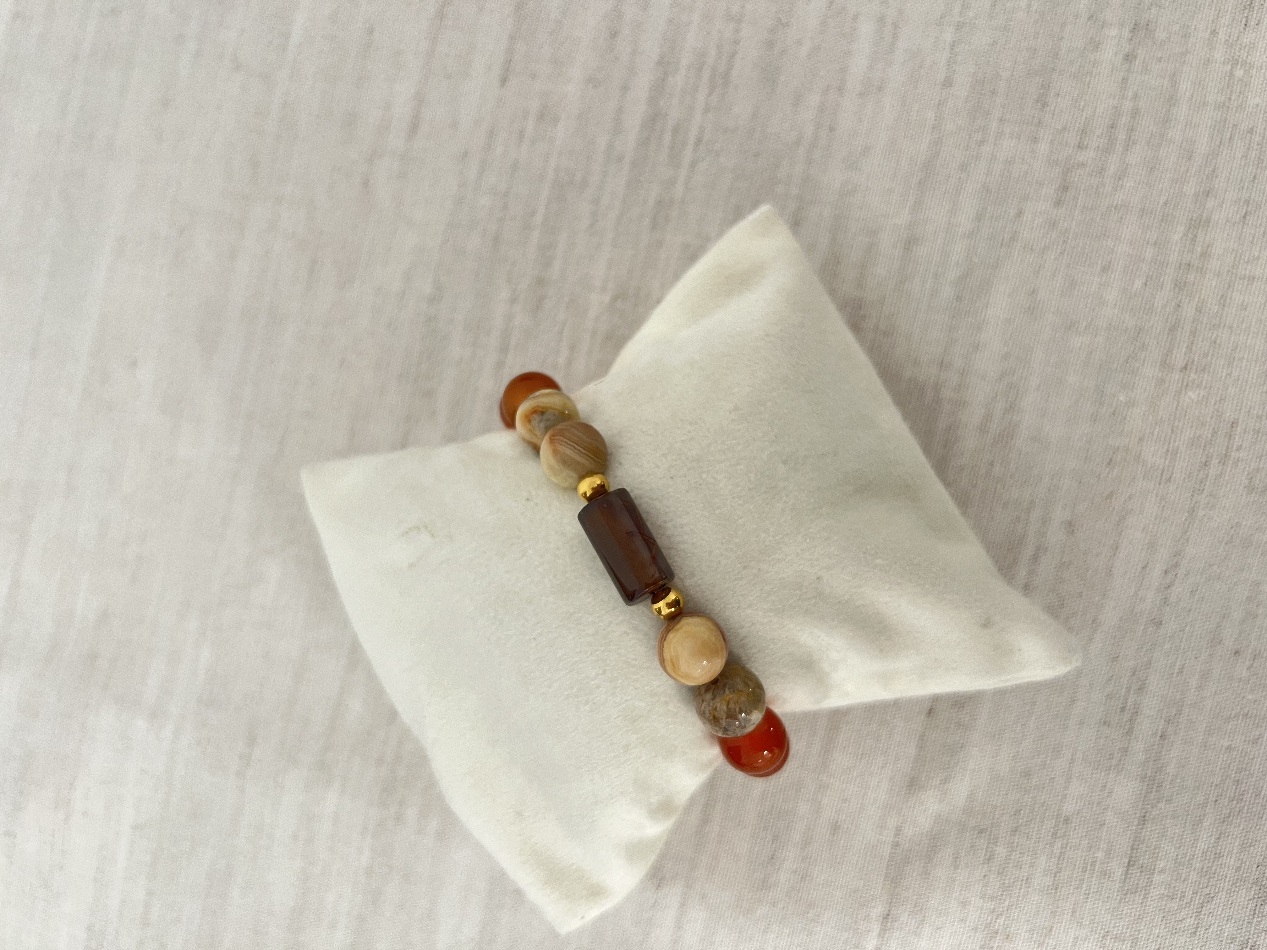 Pulseira de pedras naturais