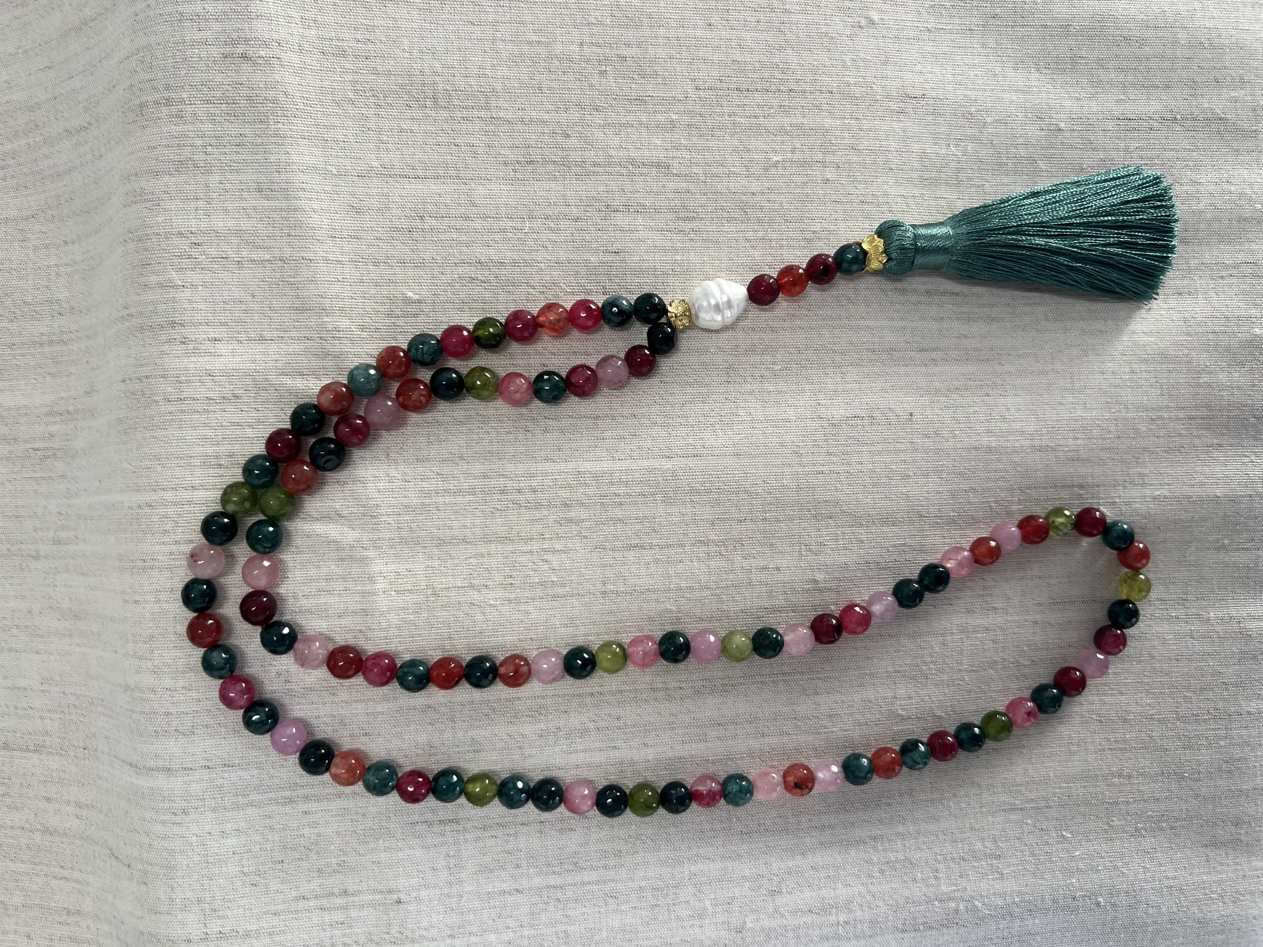 Japamala em pedras naturais 