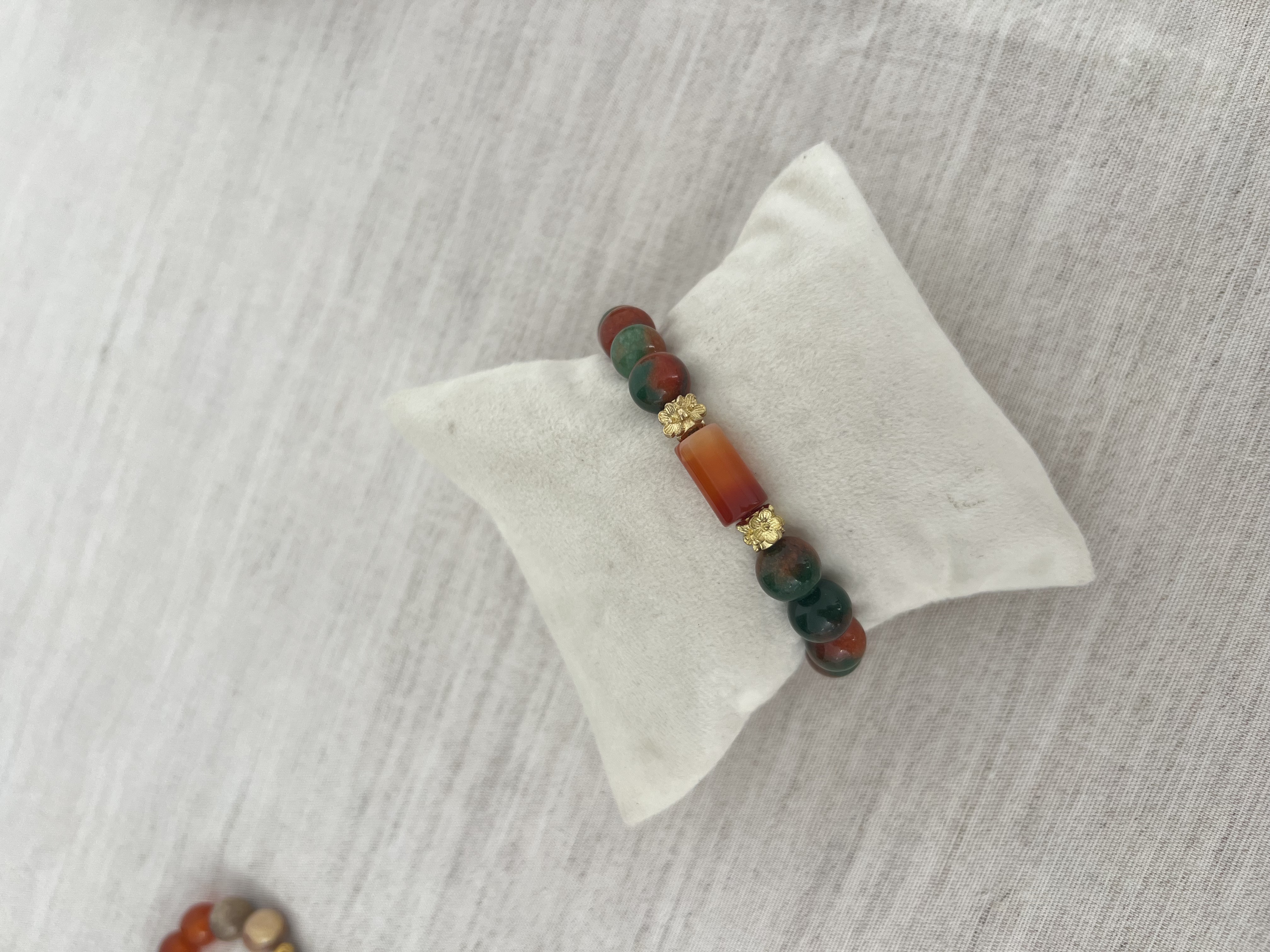 Pulseira de pedras naturais