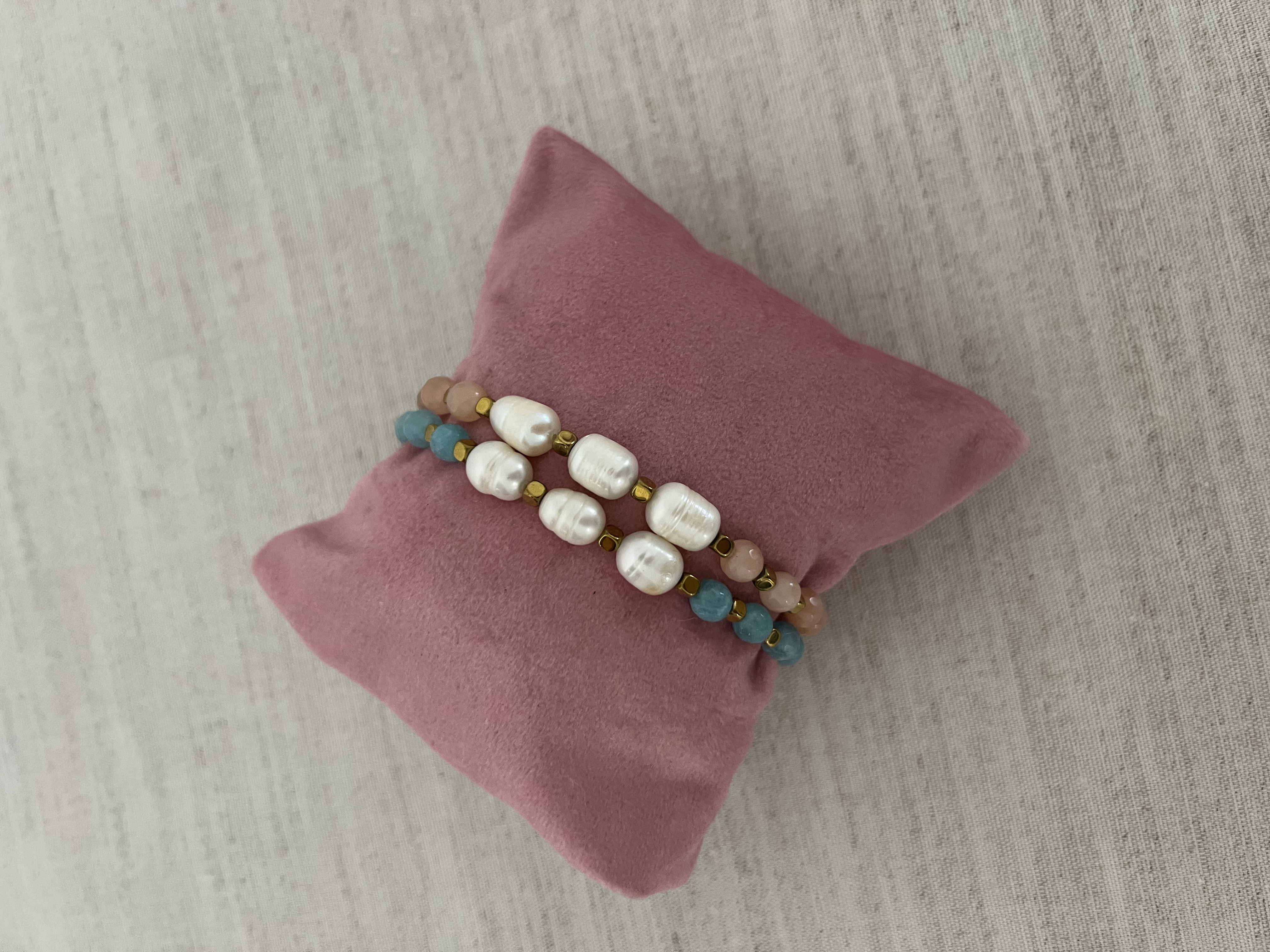 Pulseira de pedras naturais 