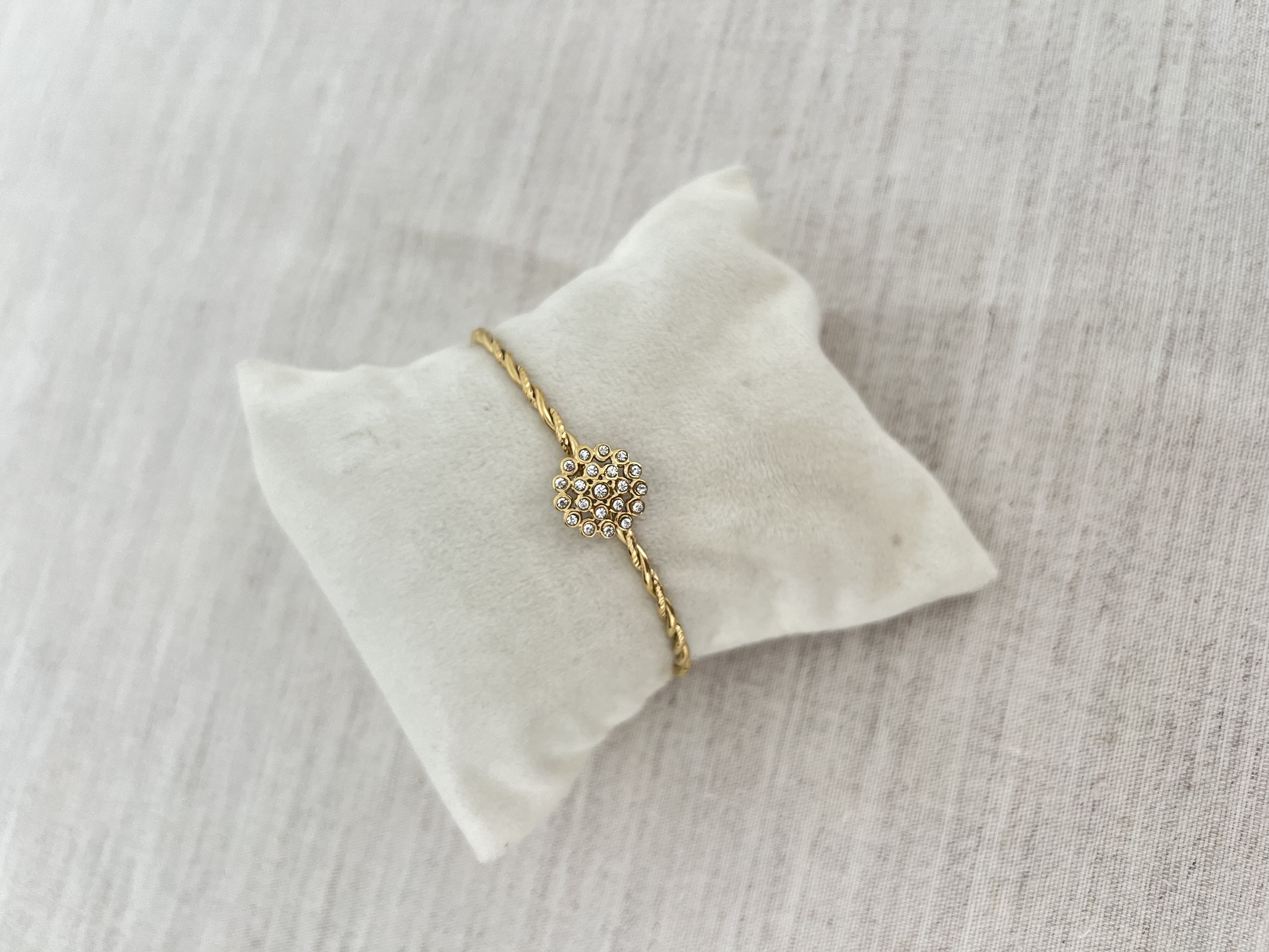 Pulseira em aço inoxidável